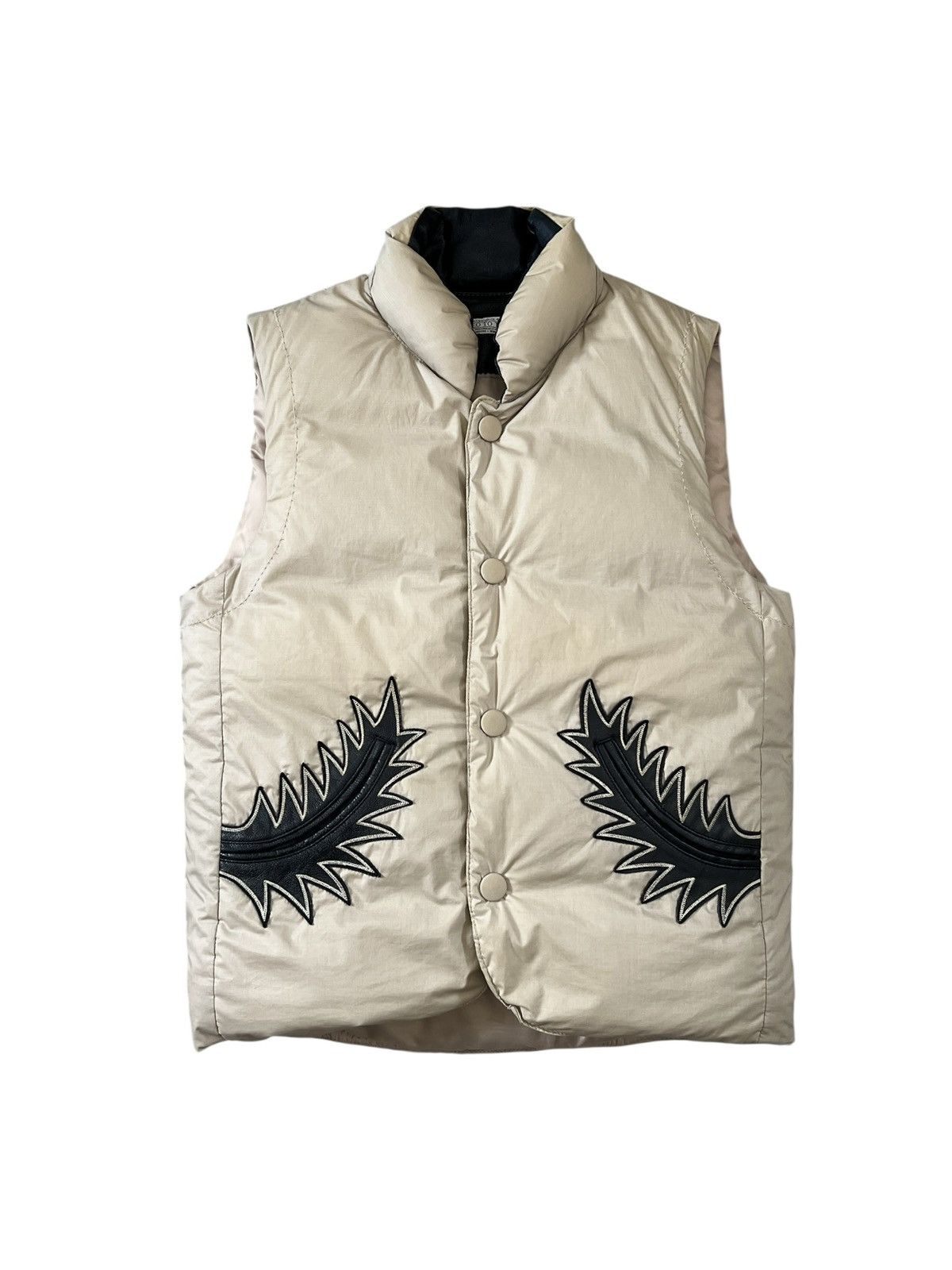Sasquatchfabrix 09AW Sasquatchfabrix Eo To To Native Pattern Puffer Vest Size US M / EU 48-50 / 2 - 1 Thumbnail