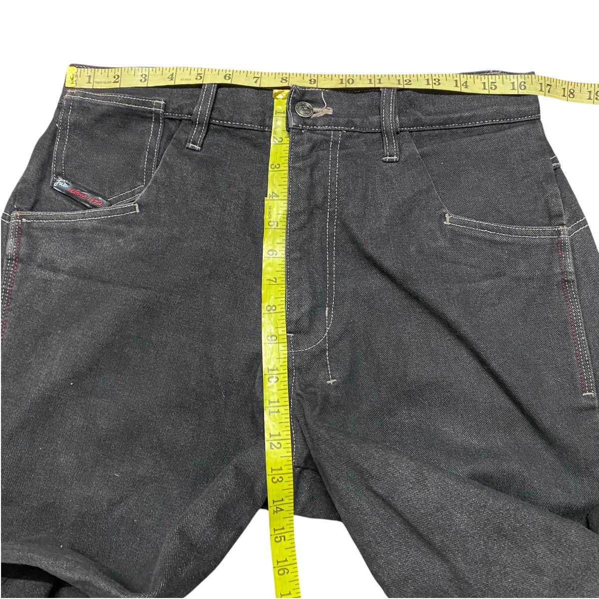 Fubu Vintage Fubu Denim Engineered Baggy Jeans Black Size US 33 - 18 Thumbnail