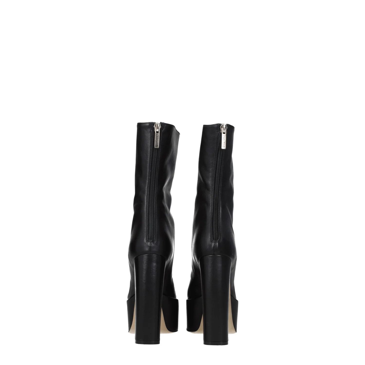 Paris Texas ob1o1e1124 Leather Ankle Boots in Black Size US 10 / IT 40 - 5 Thumbnail