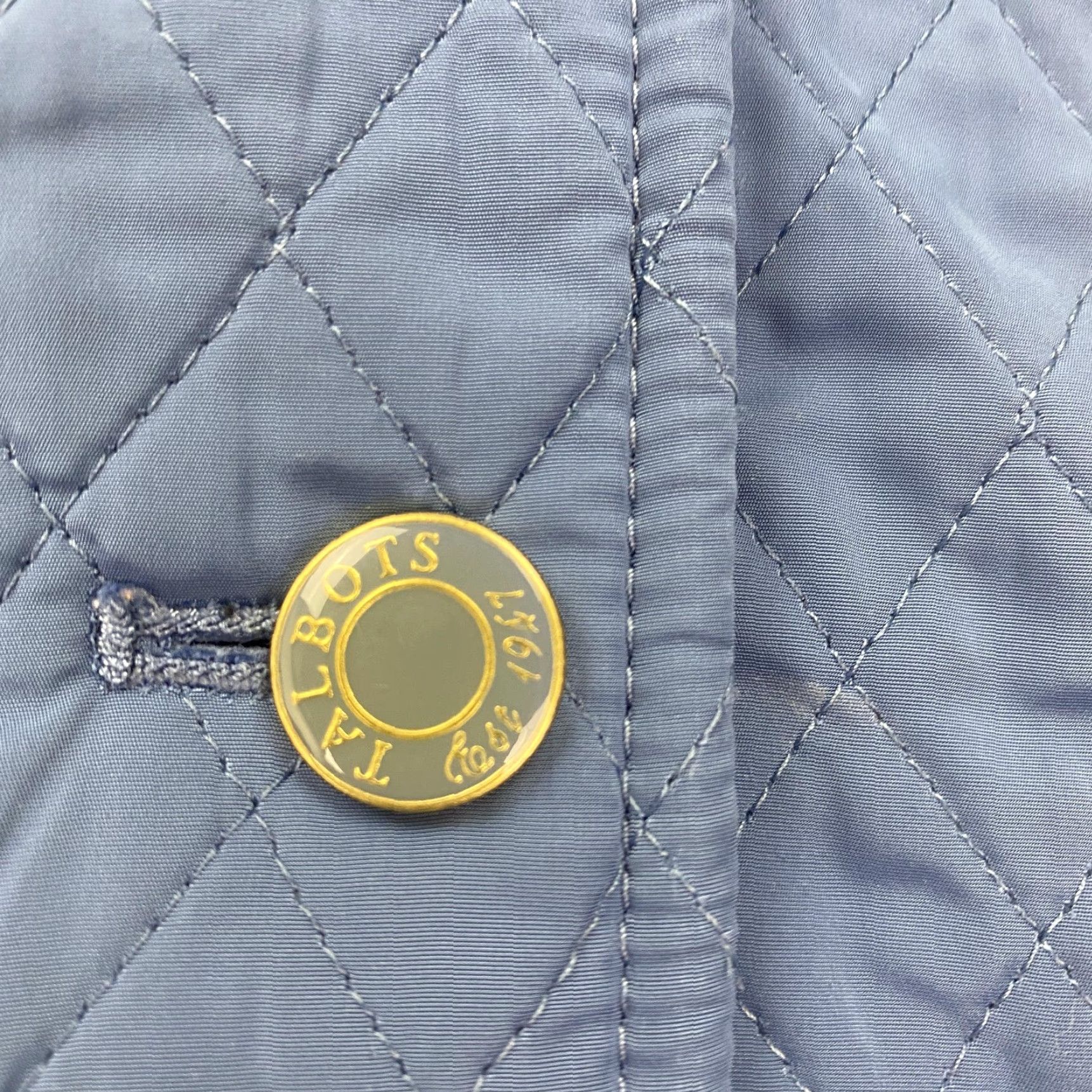 Talbots Talbots Vest Womens Petite Small Blue Quilted Fleece Lined Corduroy Collar Trim Size S / US 4 / IT 40 - 5 Thumbnail