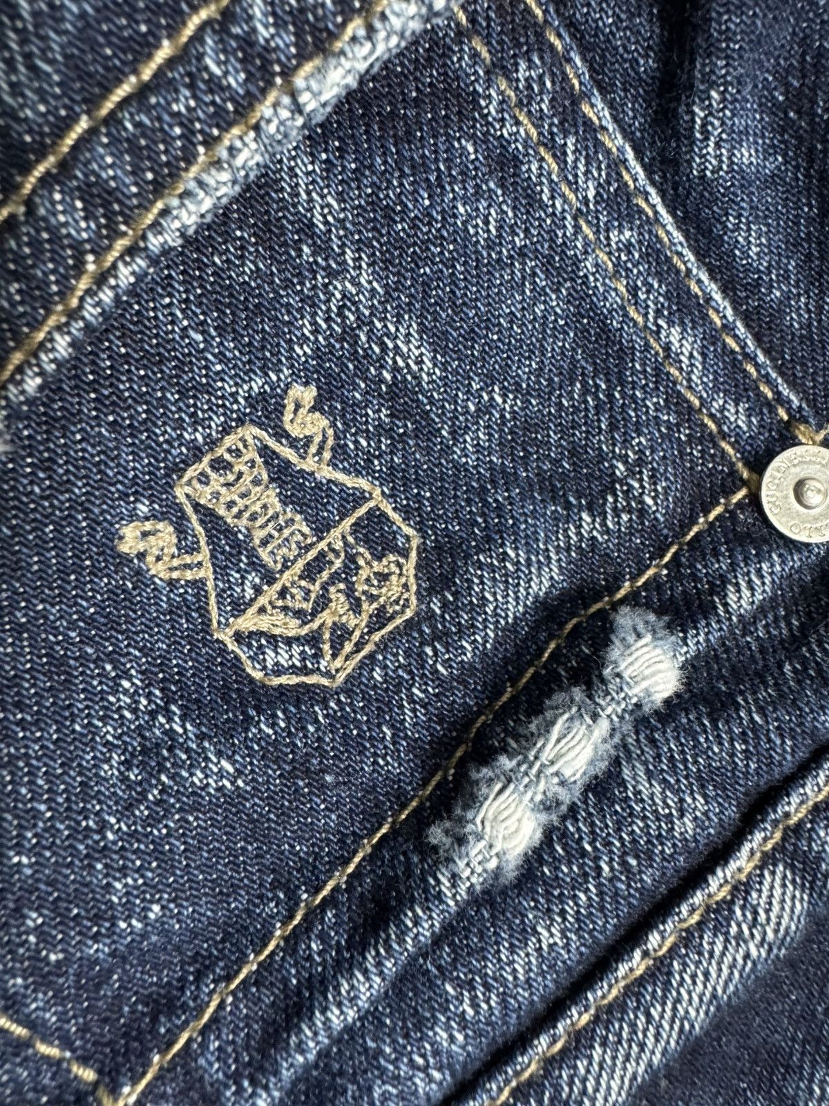 Brunello Cucinelli Brunello Cucinelli Luxury Denim Jeans Vintage Navy Size US 34 / EU 50 - 5 Thumbnail
