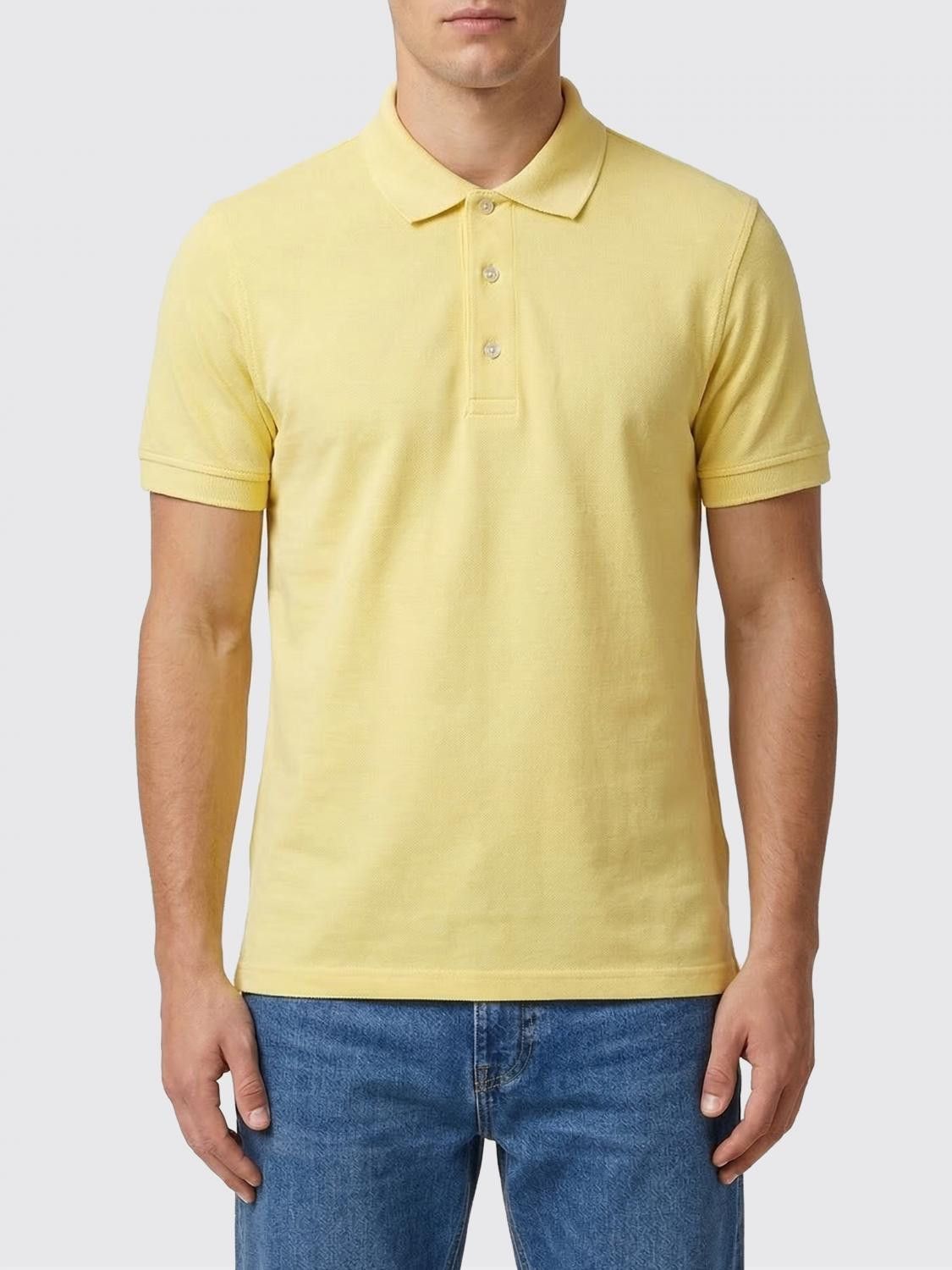 Tom Ford Tom Ford Polo Shirt Men Yellow Size US M / EU 48-50 / 2 - 1 Thumbnail