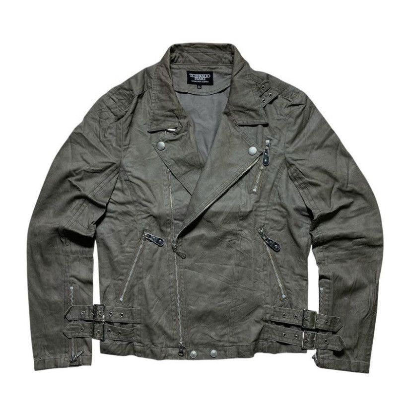 Tornado Mart 2000s TORNADO MART BIKERS ASYMMETRICAL JACKET Size US L / EU 52-54 / 3 - 1 Thumbnail
