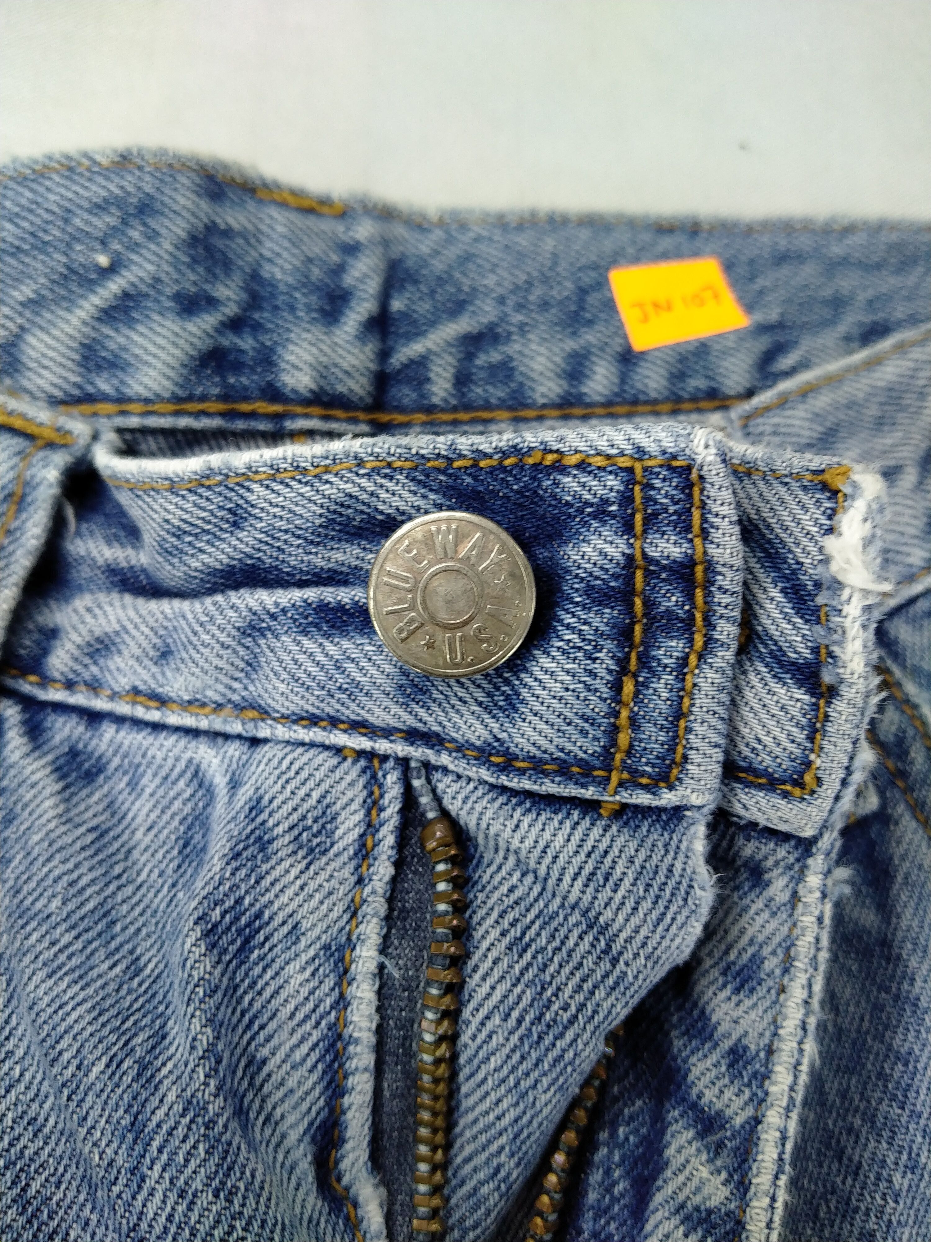Levi's Faded Blue Vintage Levi's 502 Jeans 35x27.5 Denim -JN107 Size US 35 - 18 Thumbnail