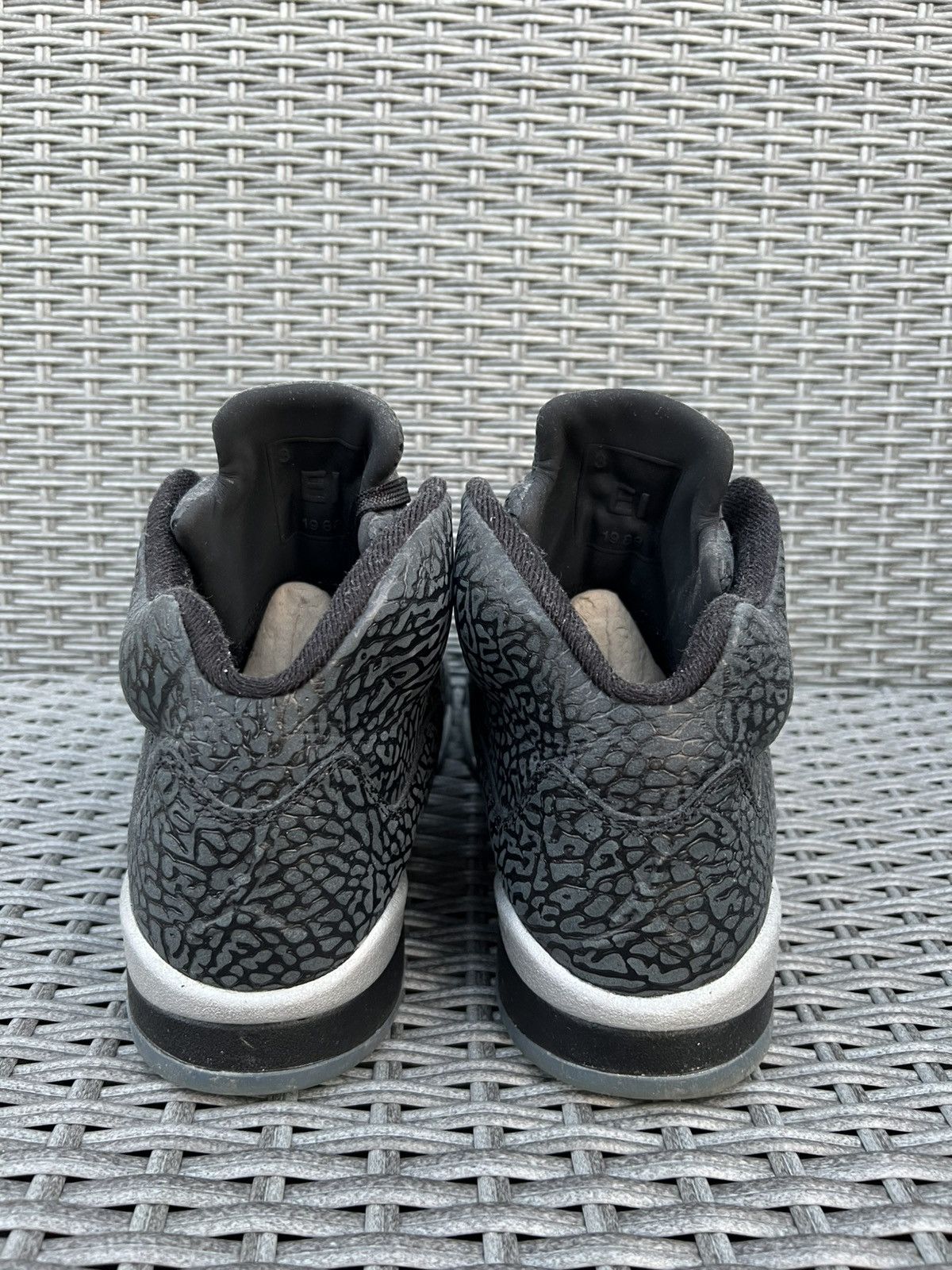 Jordan Brand Jordan 5 Retro 3Lab5 Black Silver Size US 9.5 / EU 42-43 - 3 Thumbnail