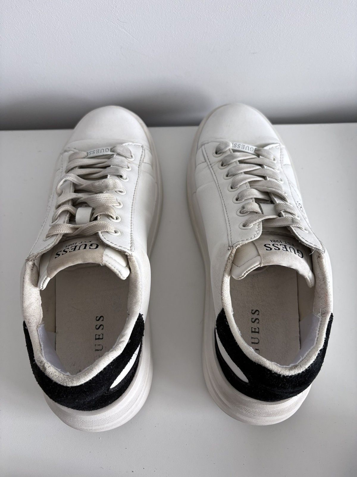 Guess Guess sneakers white leather platform women's size 37 Size US 7 / IT 37 - 6 Thumbnail