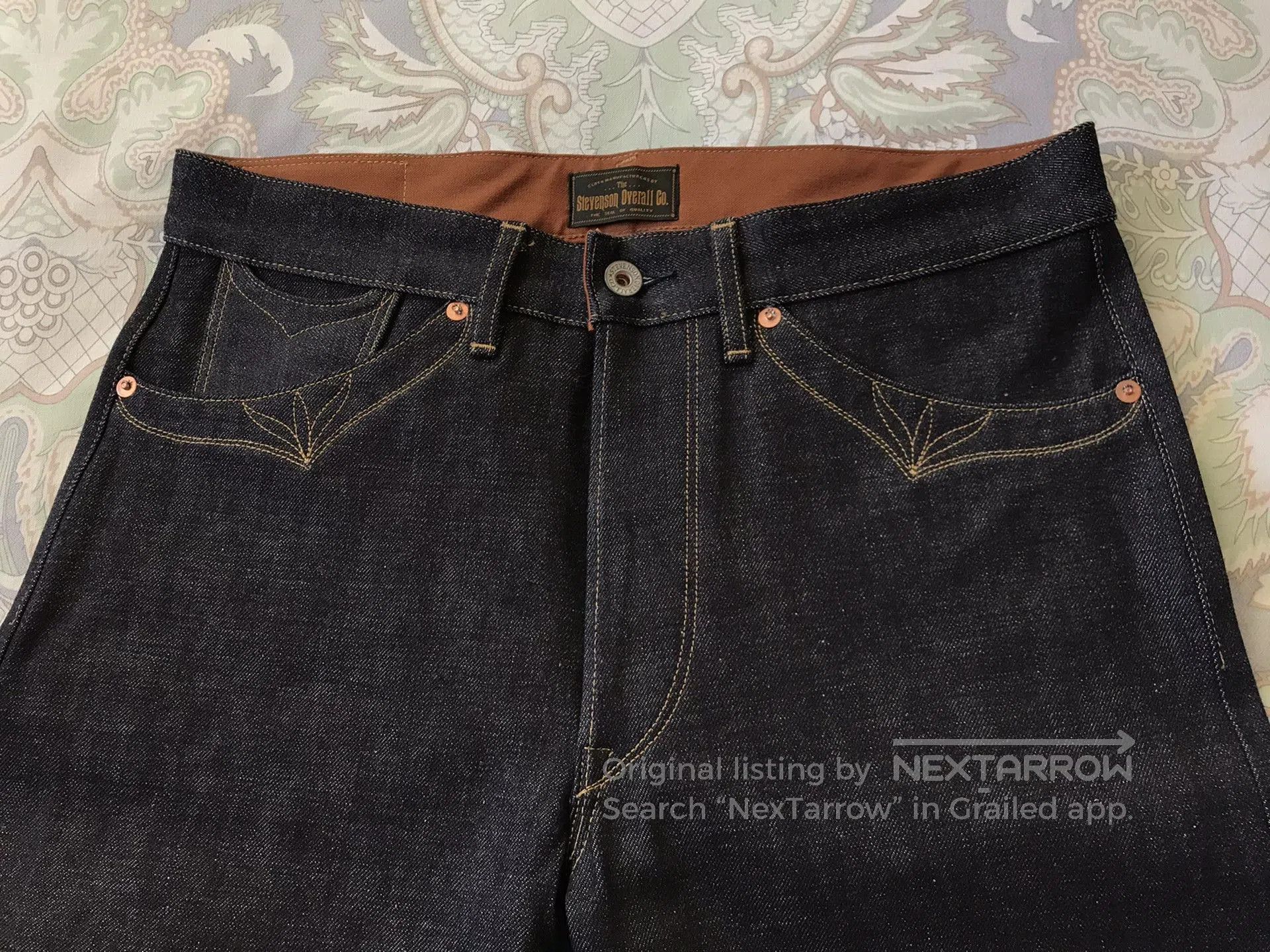 Visvim Stevenson Overall 350 Raw Denim Jeans. Size US 29 - 2 Thumbnail