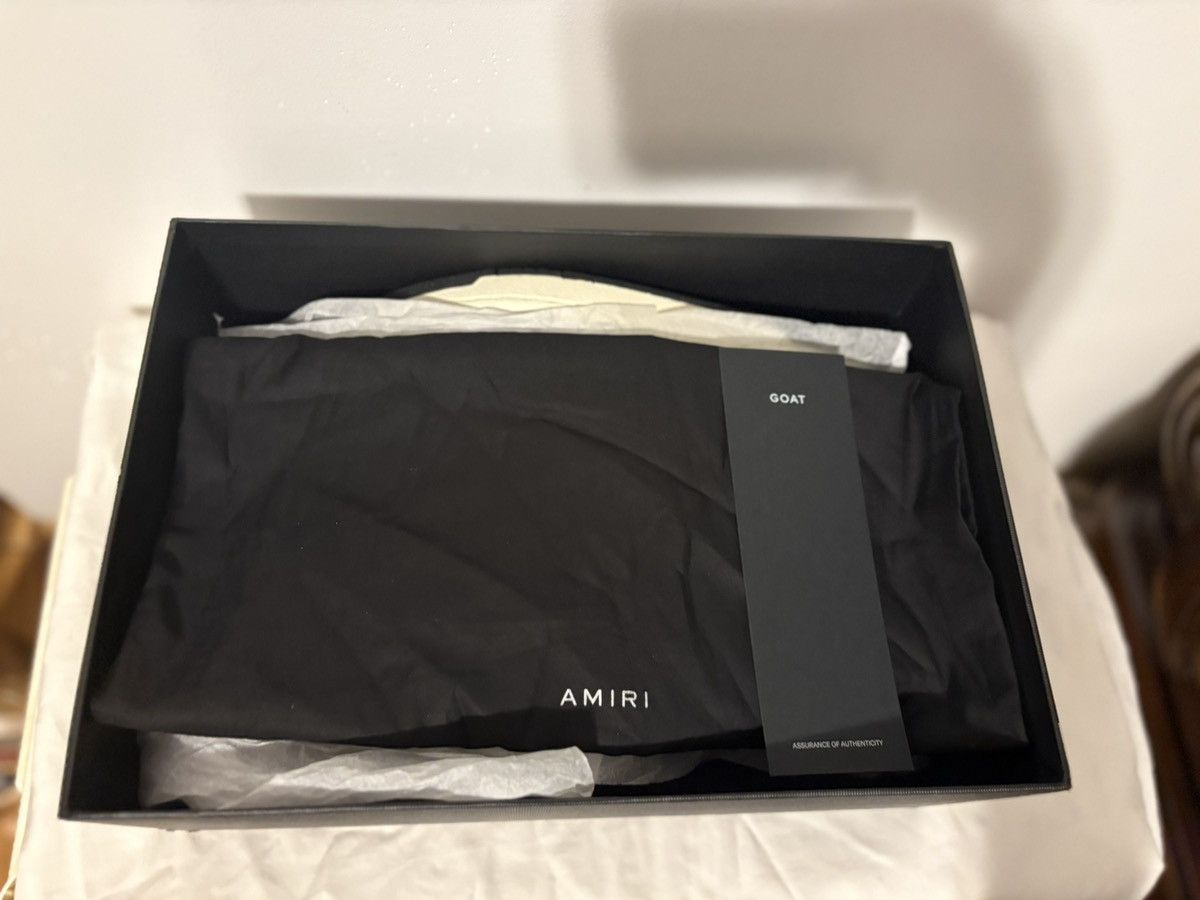 Amiri Authentic Amiri Wmns Skel Top Low 'White Black' Size US 9 / IT 39 - 4 Thumbnail