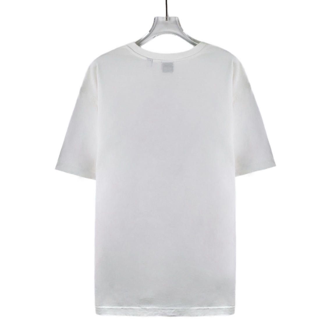 Burberry Burberry White Letter Logo Print Short Sleeve T-shirt K26WX Size US L / EU 52-54 / 3 - 2 Thumbnail