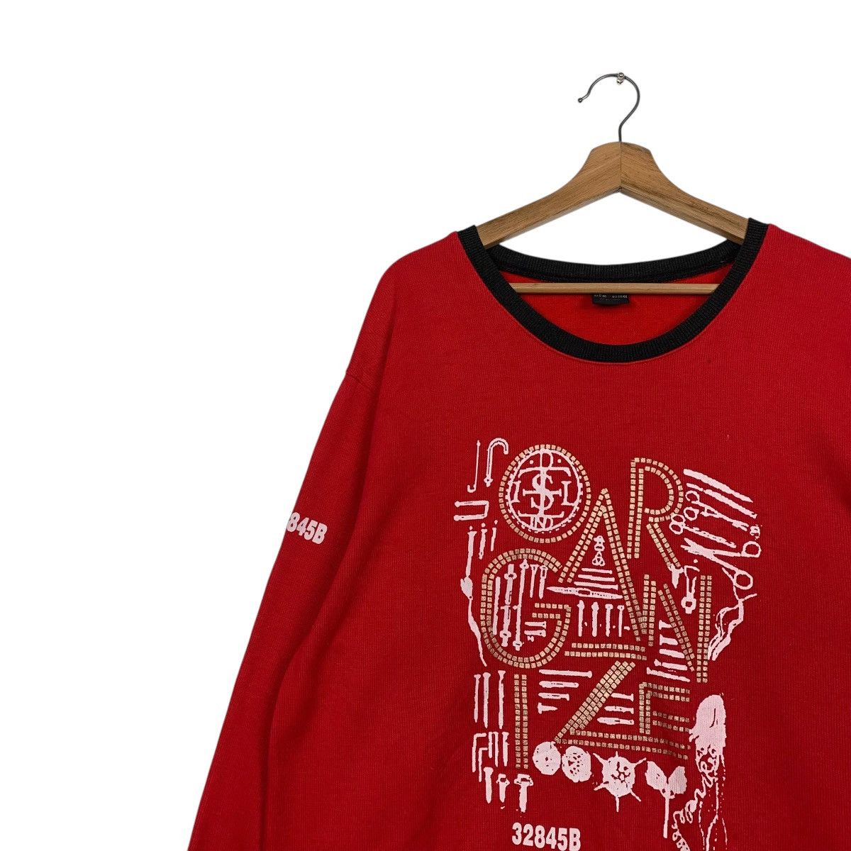 Japanese Brand Japanese Brand Red Crewneck Sweatshirt Size US M / EU 48-50 / 2 - 6 Thumbnail