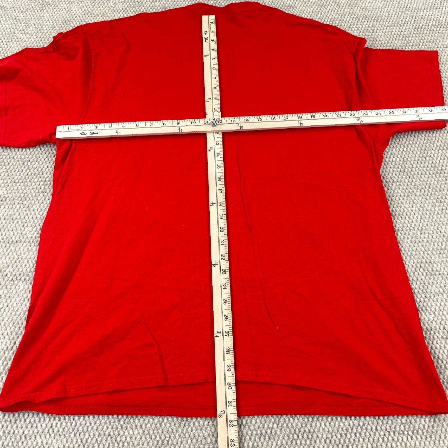 Vintage VINTAGE Hybrid Shirt Men XL Red Graphic Print Skull Tattoo Cyber Punk Retro 2010s Size US XL / EU 56 / 4 - 6 Thumbnail