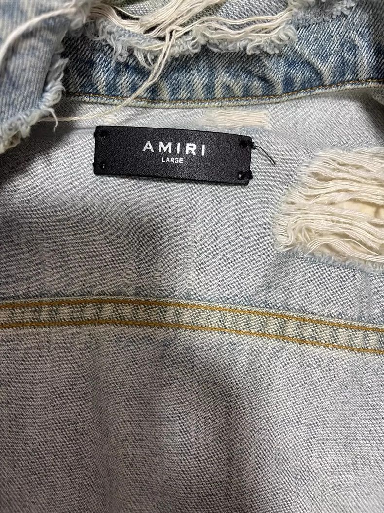Amiri Amiri coconut denim jacket-2506 Size US L / EU 52-54 / 3 - 6 Thumbnail