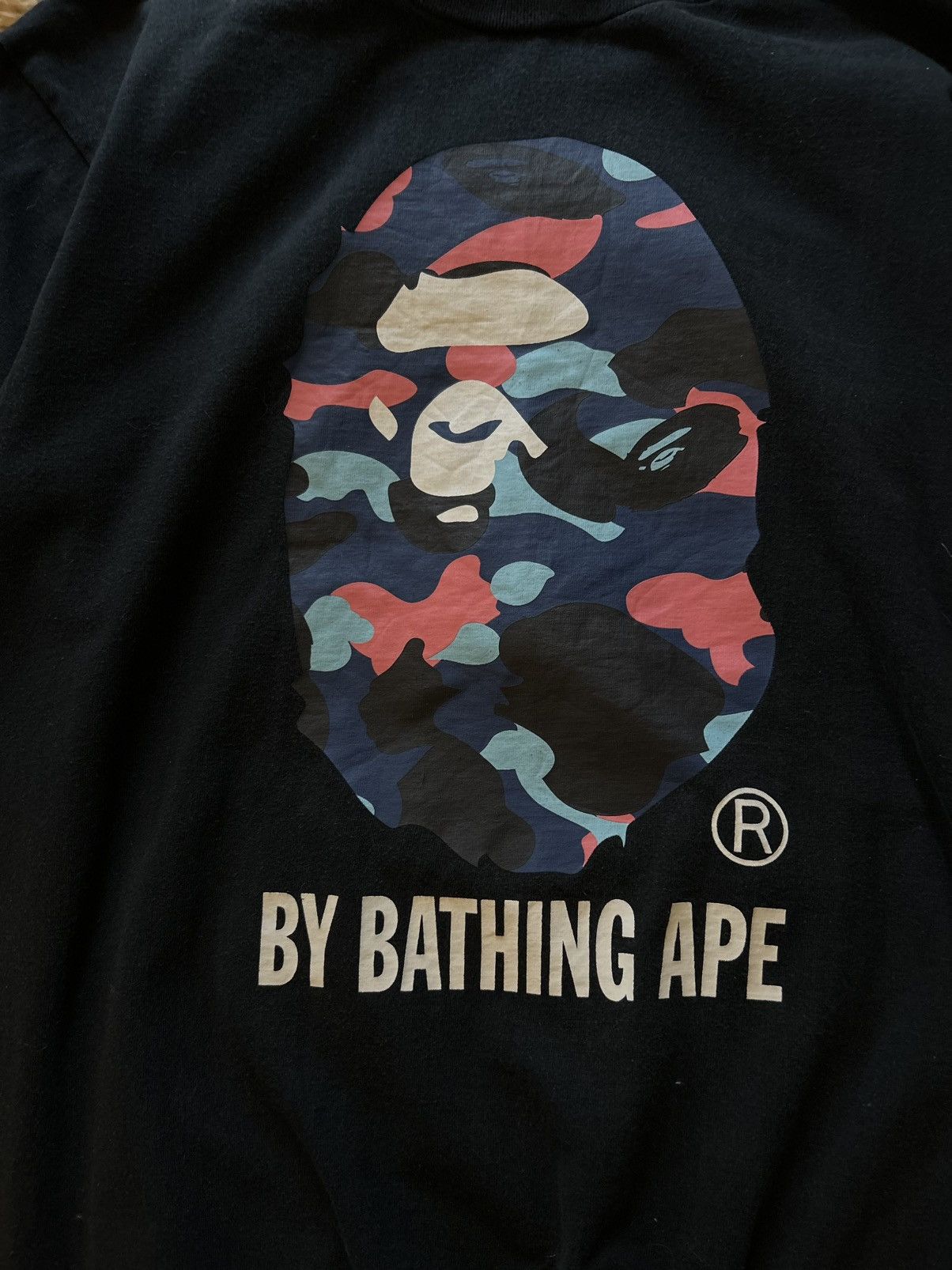 Bape 💥CRAZY💥 BAPE GRID CAMO COLLEGE TEE Size US L / EU 52-54 / 3 - 2 Thumbnail