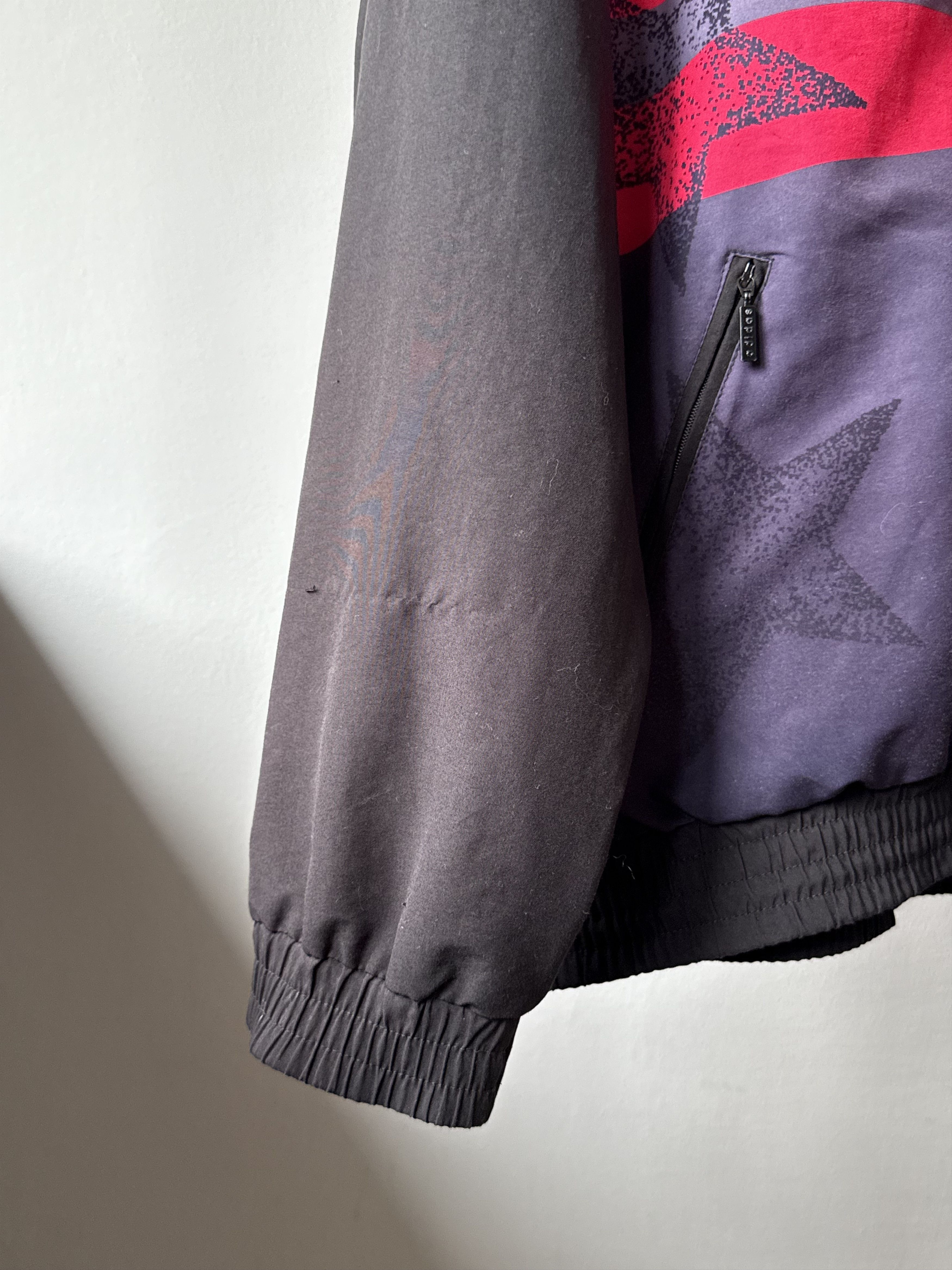 Adidas × NHL × Vintage Vintage Adidas Swiss Hockey Printed Stars Track Top Jacket Size US M / EU 48-50 / 2 - 10 Thumbnail