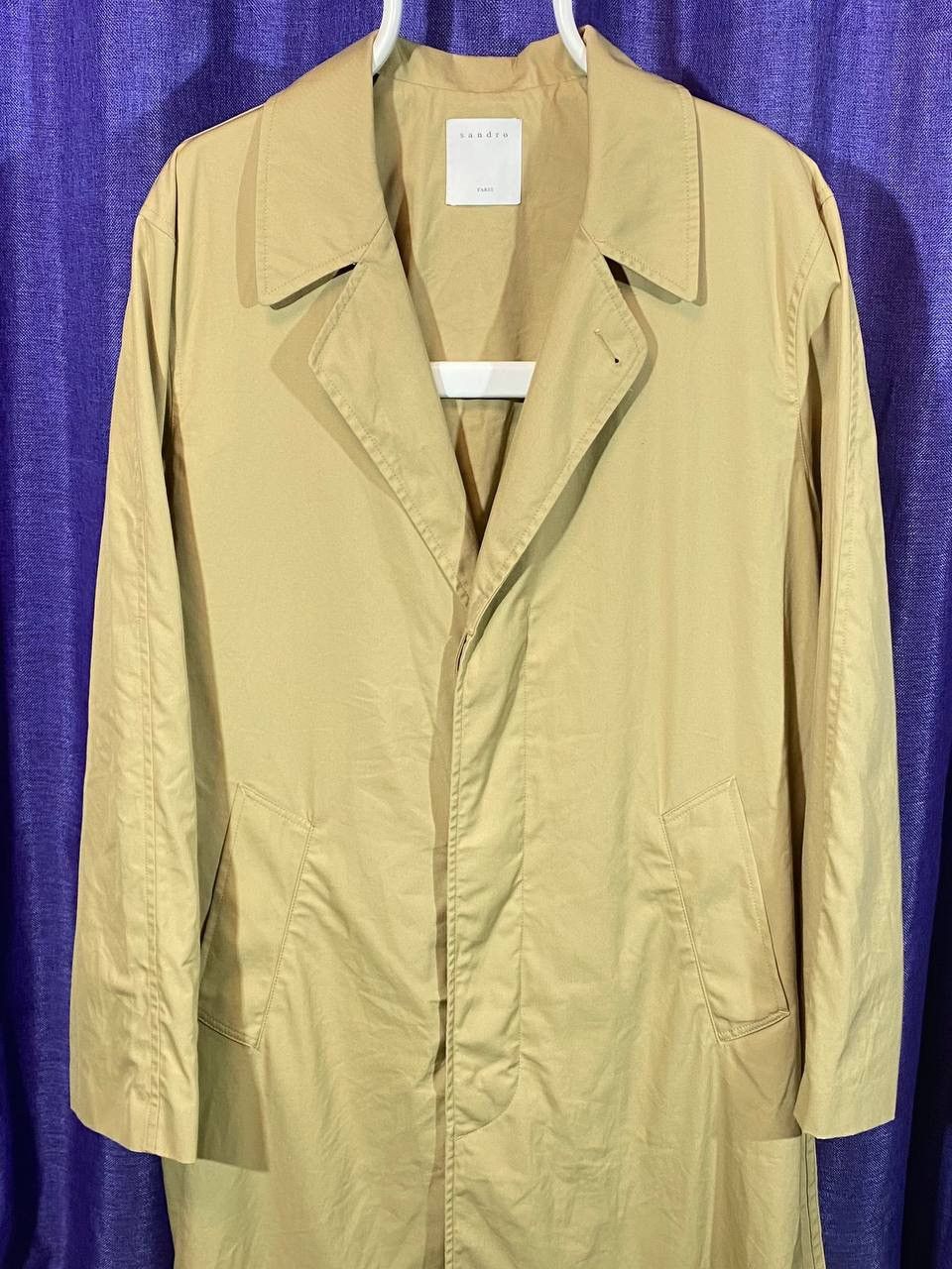 Sandro Sandro Paris Men Trench Coat Jacket Size US L / EU 52-54 / 3 - 3 Thumbnail
