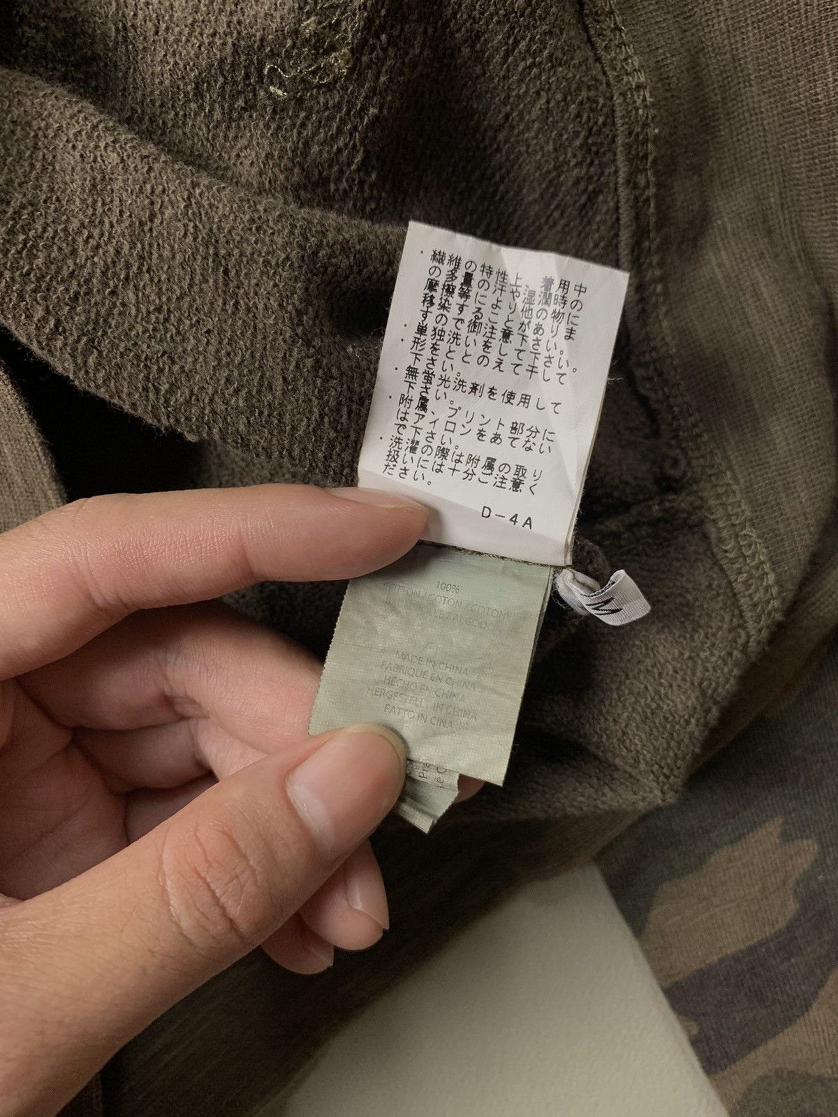 If Six Was Nine × Japanese Brand × Le Grande Bleu (L.G.B.) 40weft Military Distressed Zip Hoodie Size US M / EU 48-50 / 2 - 12 Thumbnail