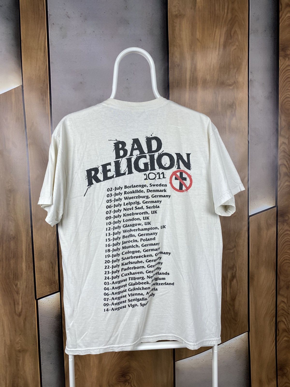 Band Tees 💀Vintage 2011 T-Shirt Bad Religion Rock Band Tour VTG Tee💀 Size US M / EU 48-50 / 2 - 2 Thumbnail