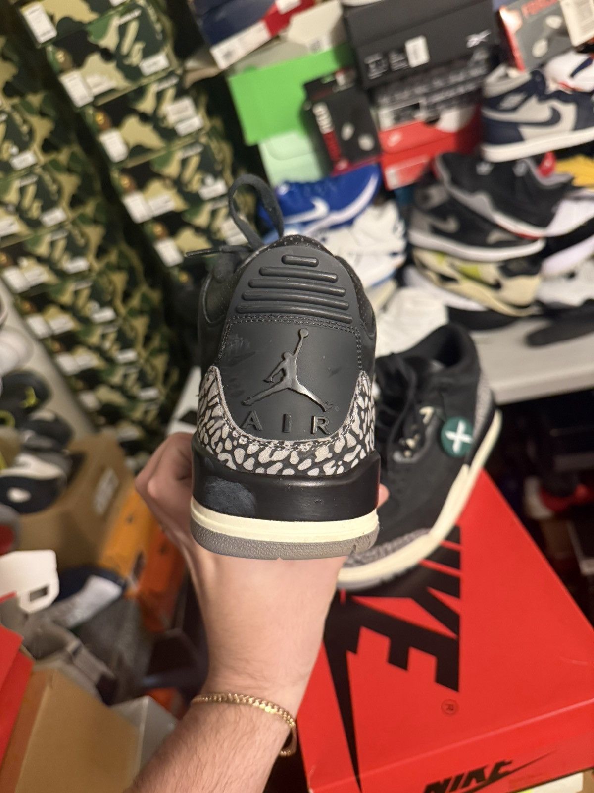 Jordan Brand Jordan retro 3 off noir sz 11.5w/10m Size US 10 / EU 43 - 4 Thumbnail