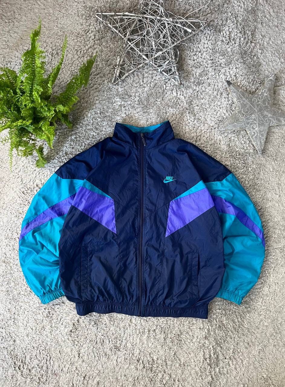 Vintage 90s Nike Big Logo Jacket Swoosh Rare