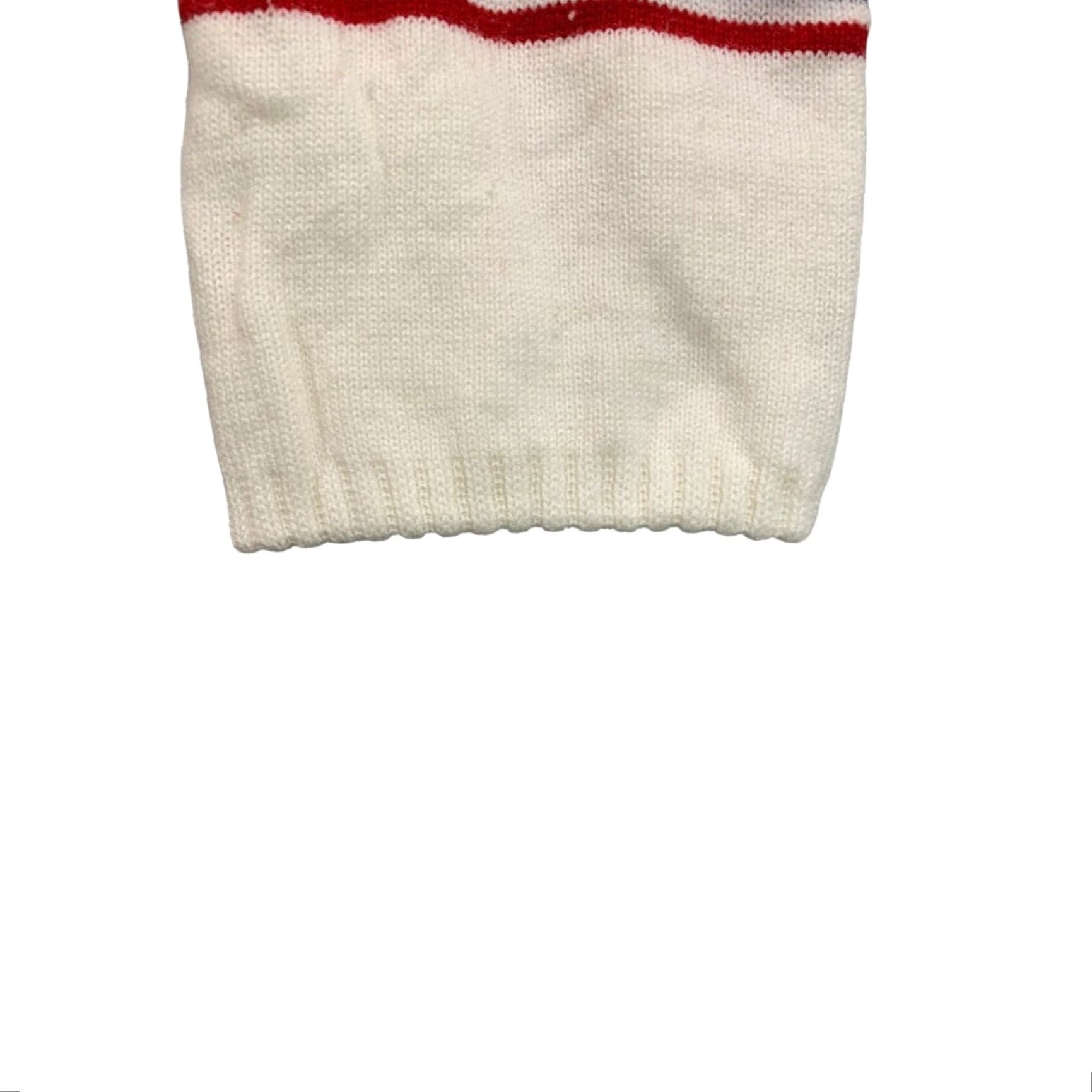 Vintage VINTAGE Ski Beanie Hat Pom Pom AAU-USA One Size Adult Unbranded White Unisex Adults Beanie Size ONE SIZE - 5 Thumbnail