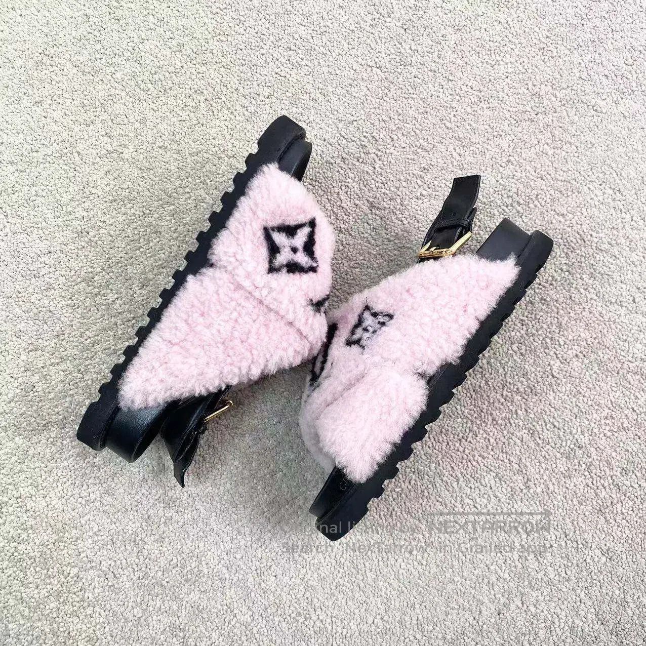 Louis Vuitton Louis Vuitton 23SS plush sandals| Size US 6.5 / IT 36.5 - 4 Thumbnail