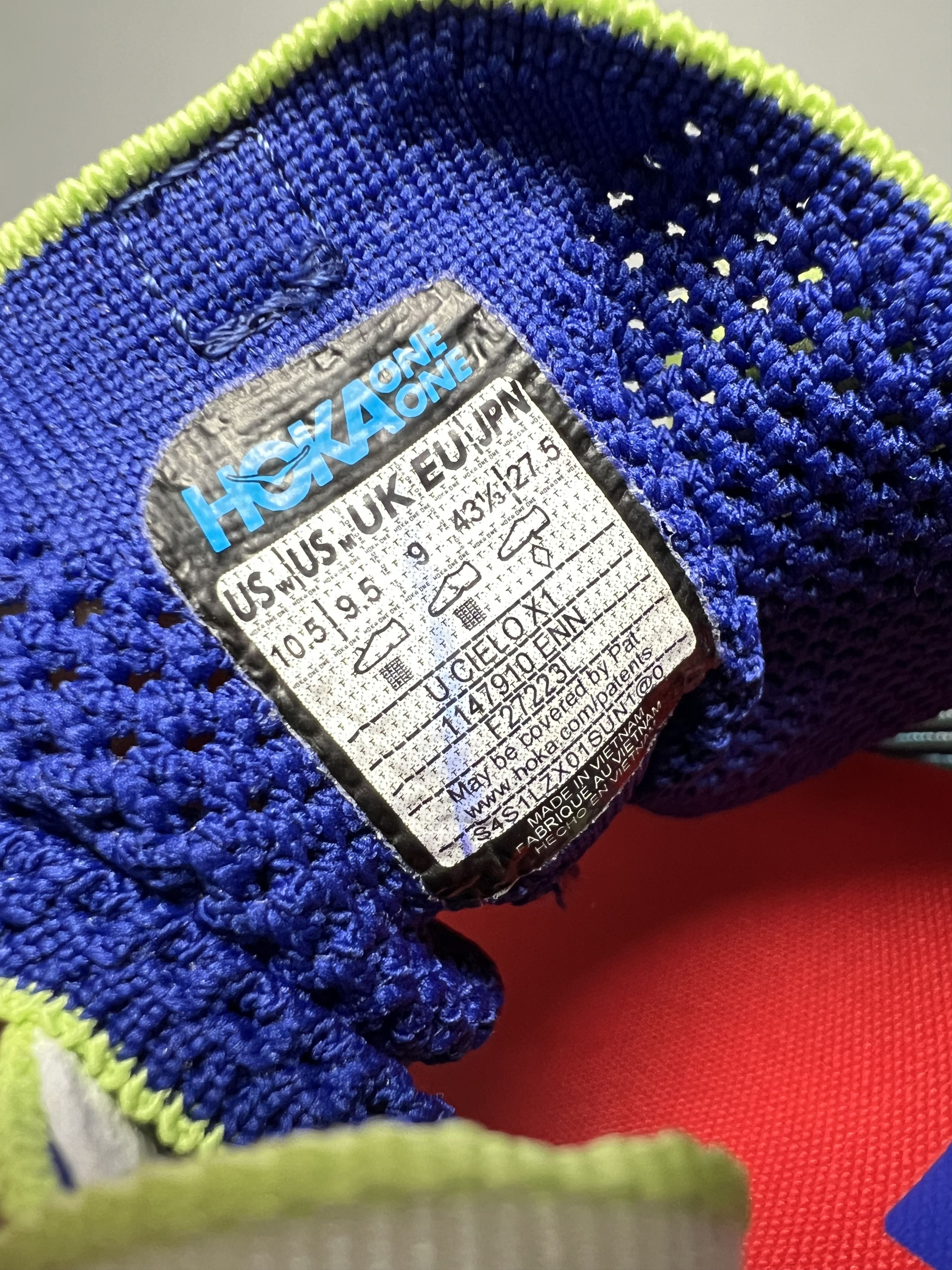 Hoka Hoka One One Cielo X1 Running Shoes 1147910-ENN Size US 9.5 / EU 42-43 - 10 Thumbnail