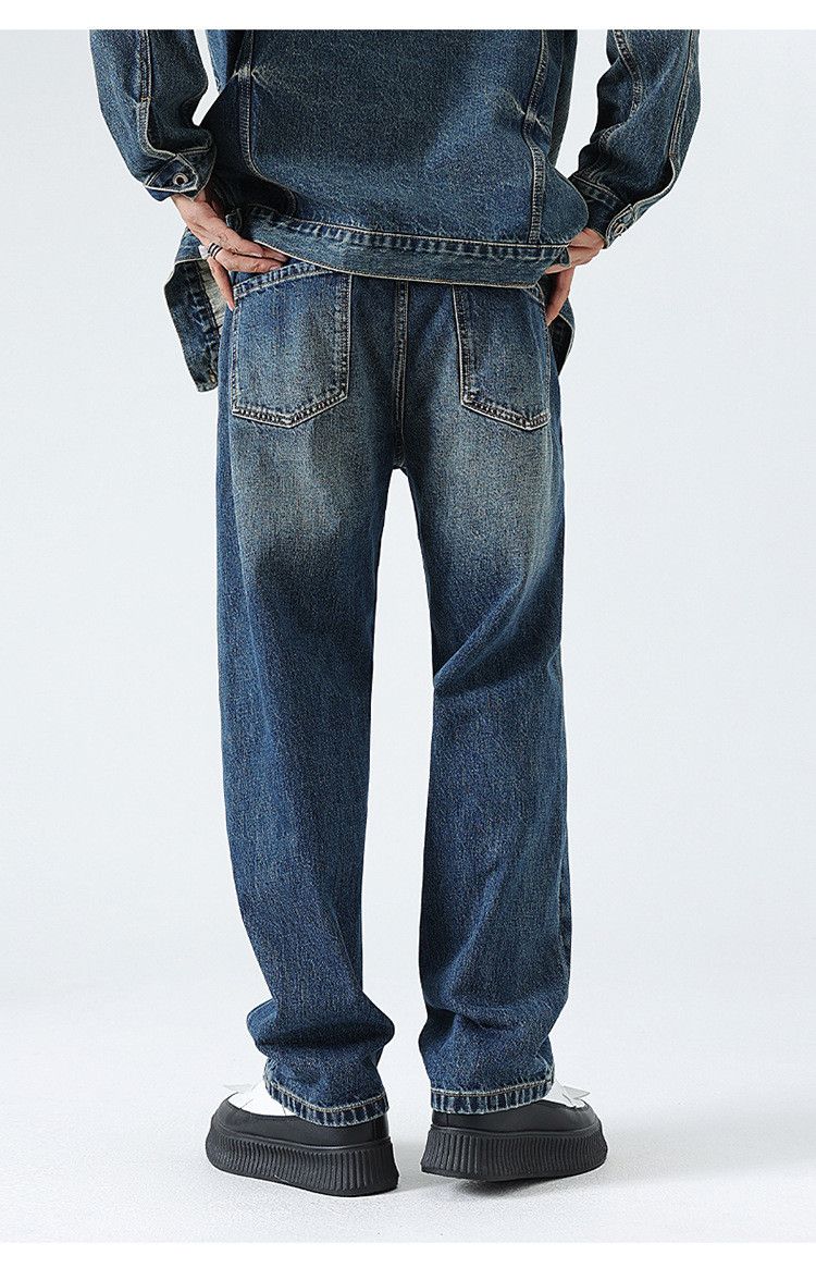 Japanese Brand × Jean Men's American Street Retro Washed Jeans Size US 32 / EU 48 - 4 Thumbnail