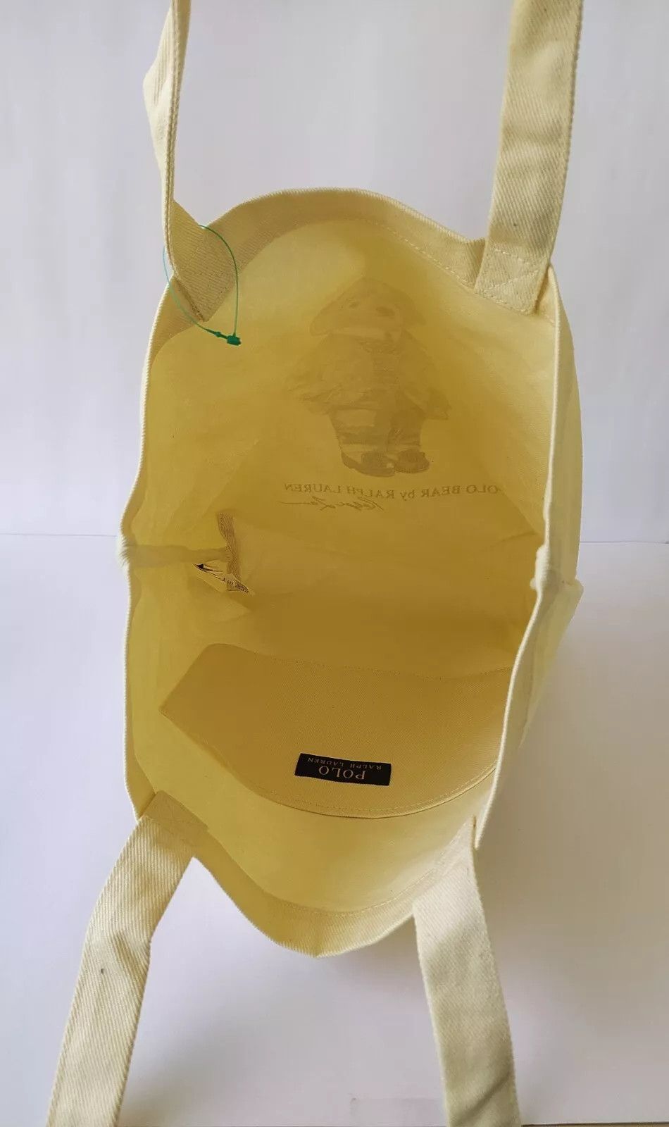 Polo Ralph Lauren Polo Ralph Lauren Polo Bear Cotton Canvas Tote Bag IFD 8001 Size ONE SIZE - 10 Thumbnail