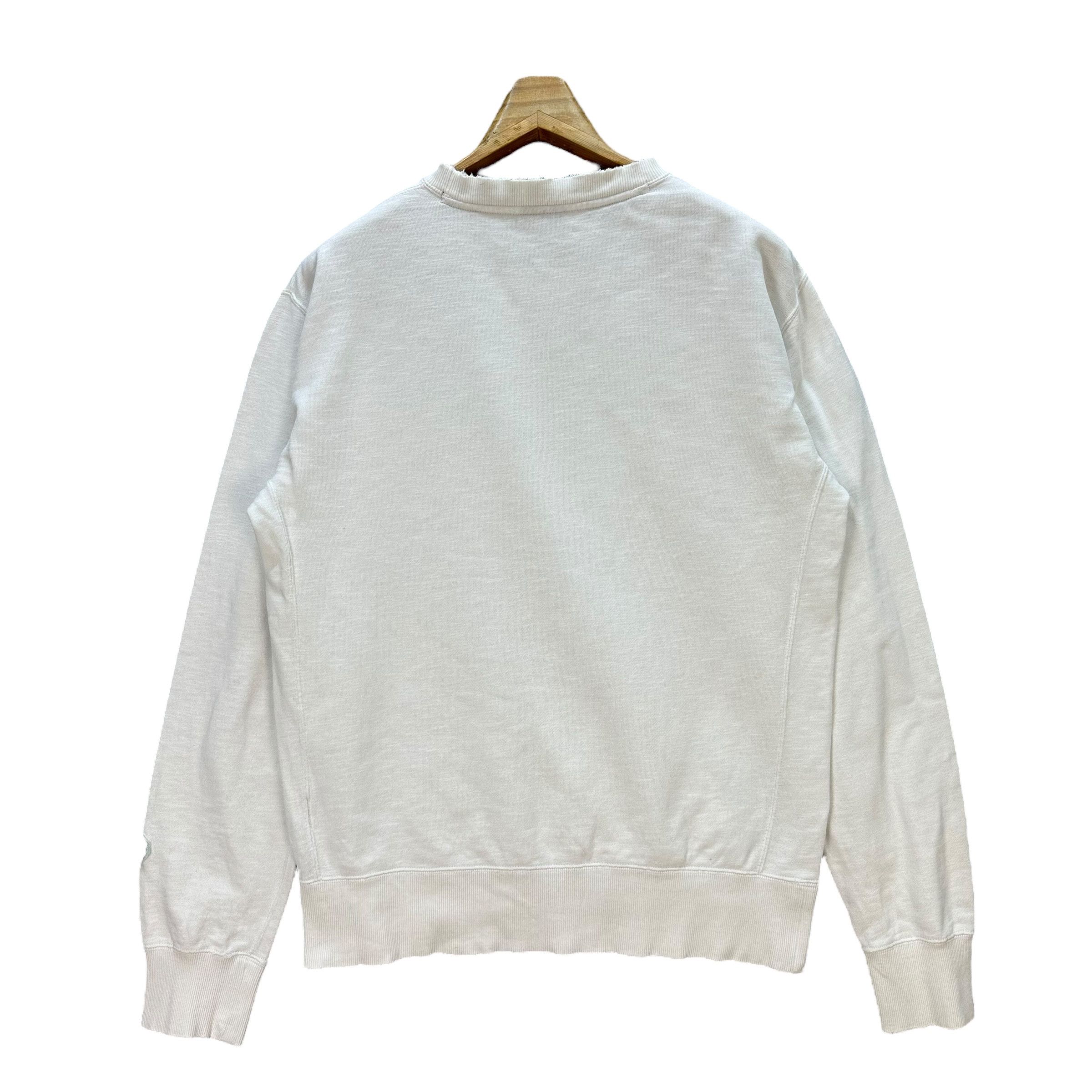 Rusty TRASHED RUSTY Big Logo White Sweatshirts Surfwear #A2-0034 Size US M / EU 48-50 / 2 - 13 Thumbnail