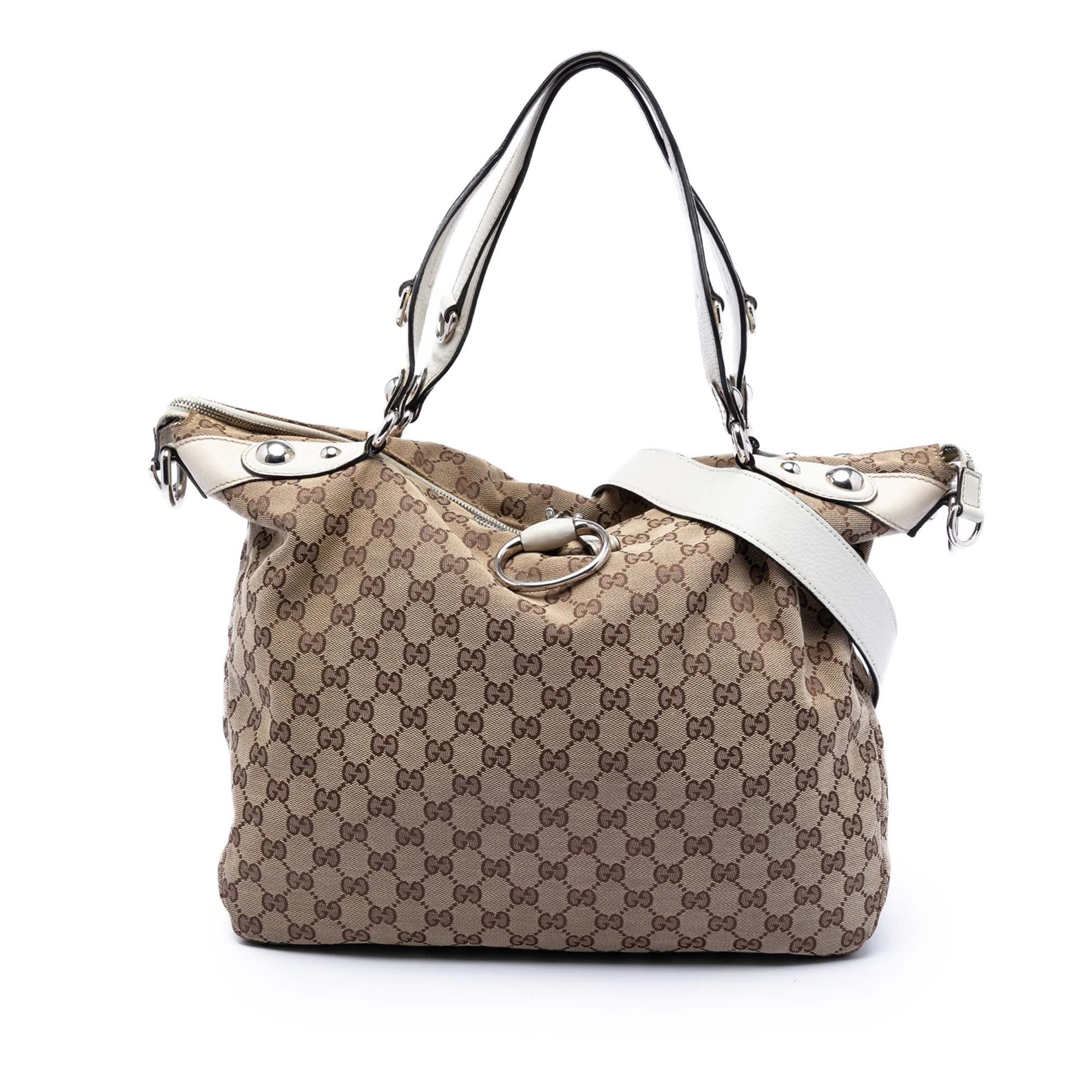 Gucci Large GG Canvas Icon Bit Satchel Size ONE SIZE - 1 Thumbnail