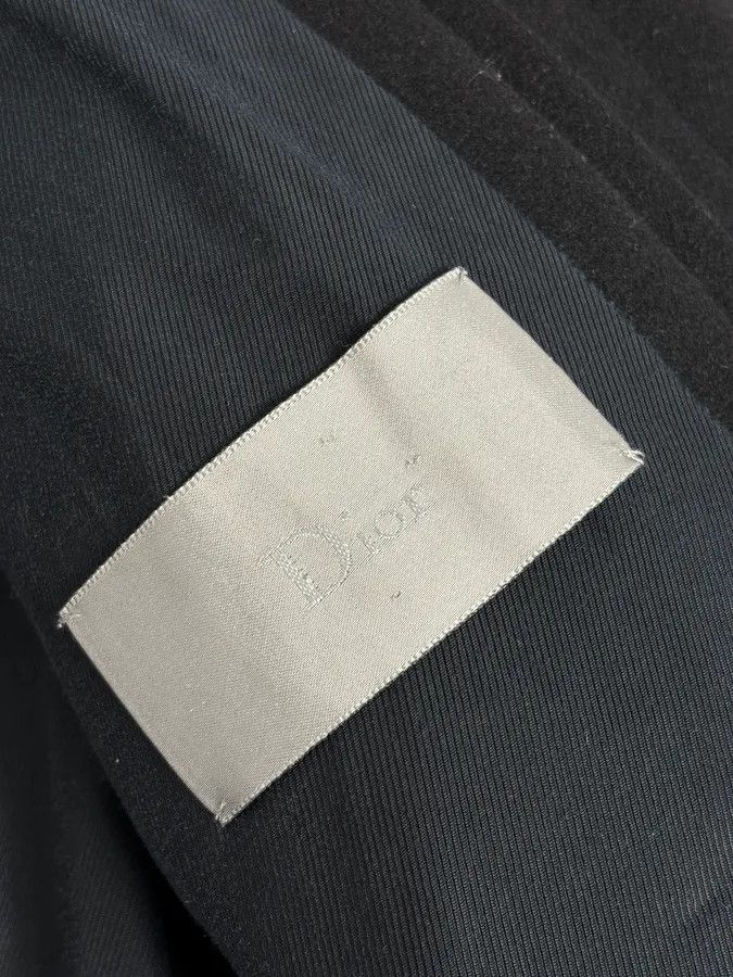 Dior 2010s Dior Homme Black Wool Toggle Duffle Coat by Kris Van Assche Size US L / EU 52-54 / 3 - 9 Thumbnail