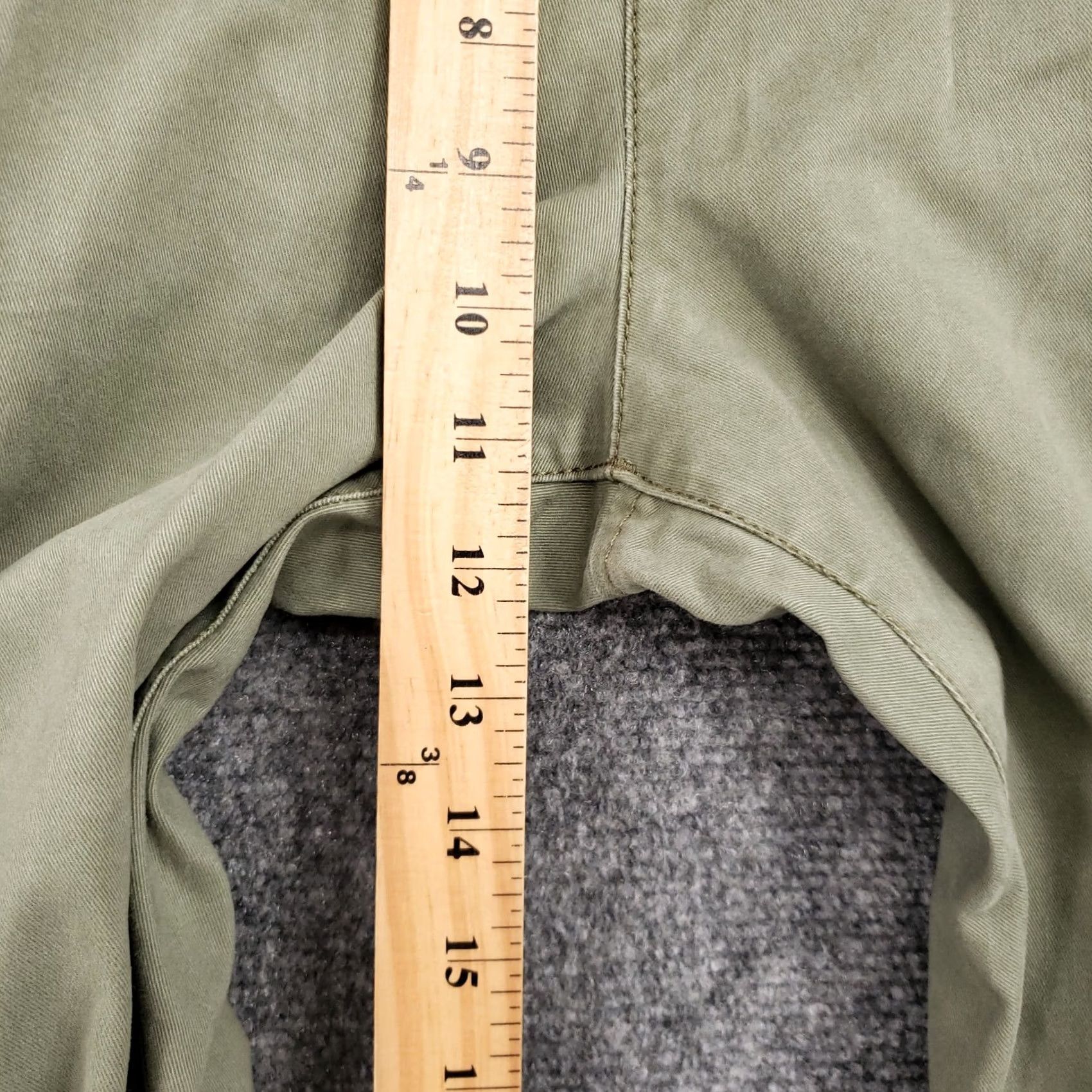 Lucky Brand Lucky Brand 110 Pants Mens 34x31 Green Skinny Chino Flat Front Stretch Trousers Size US 34 / EU 50 - 6 Thumbnail