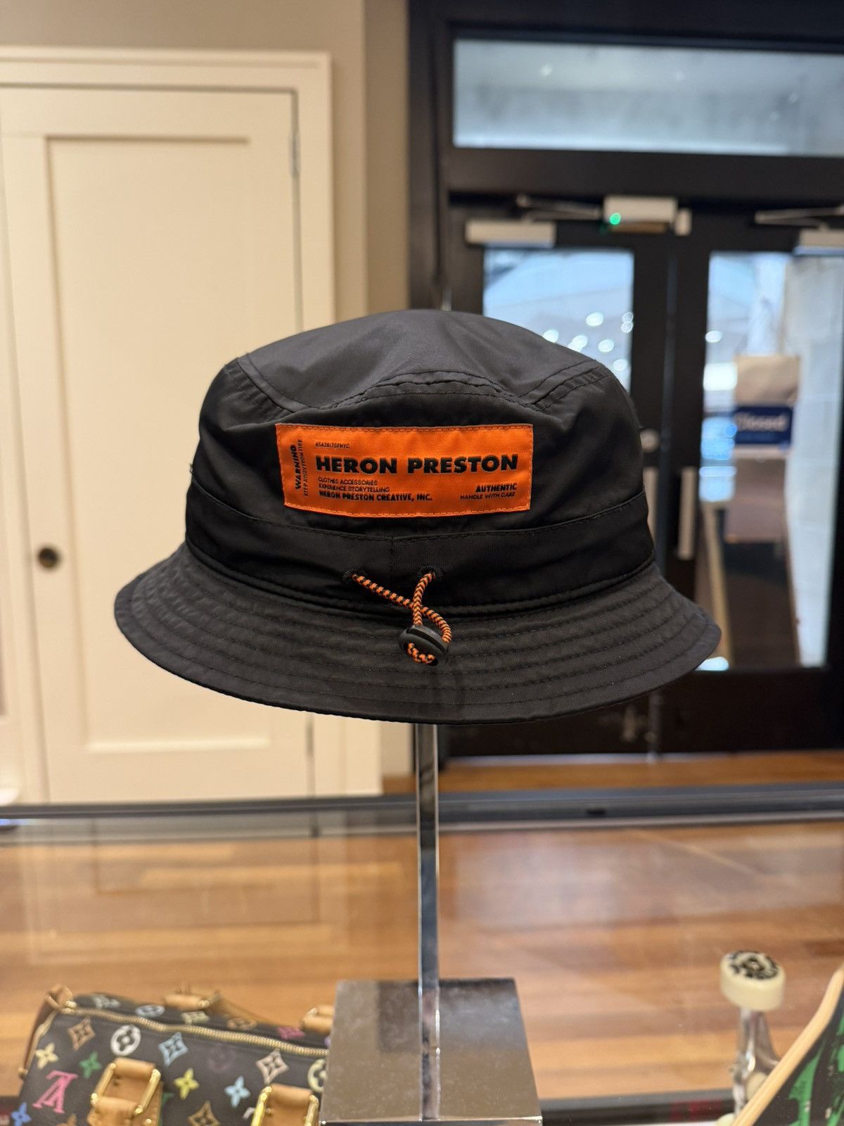 Heron Preston Heron Preston Ctnmb Bucket Hat - Black Size ONE SIZE - 1 Thumbnail