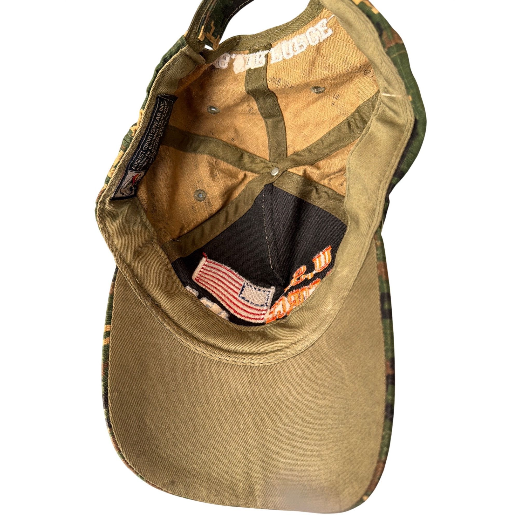 Augusta Sportswear US Air Force Veteran Camouflage Baseball Cap Hat Embroidered Size ONE SIZE - 4 Thumbnail
