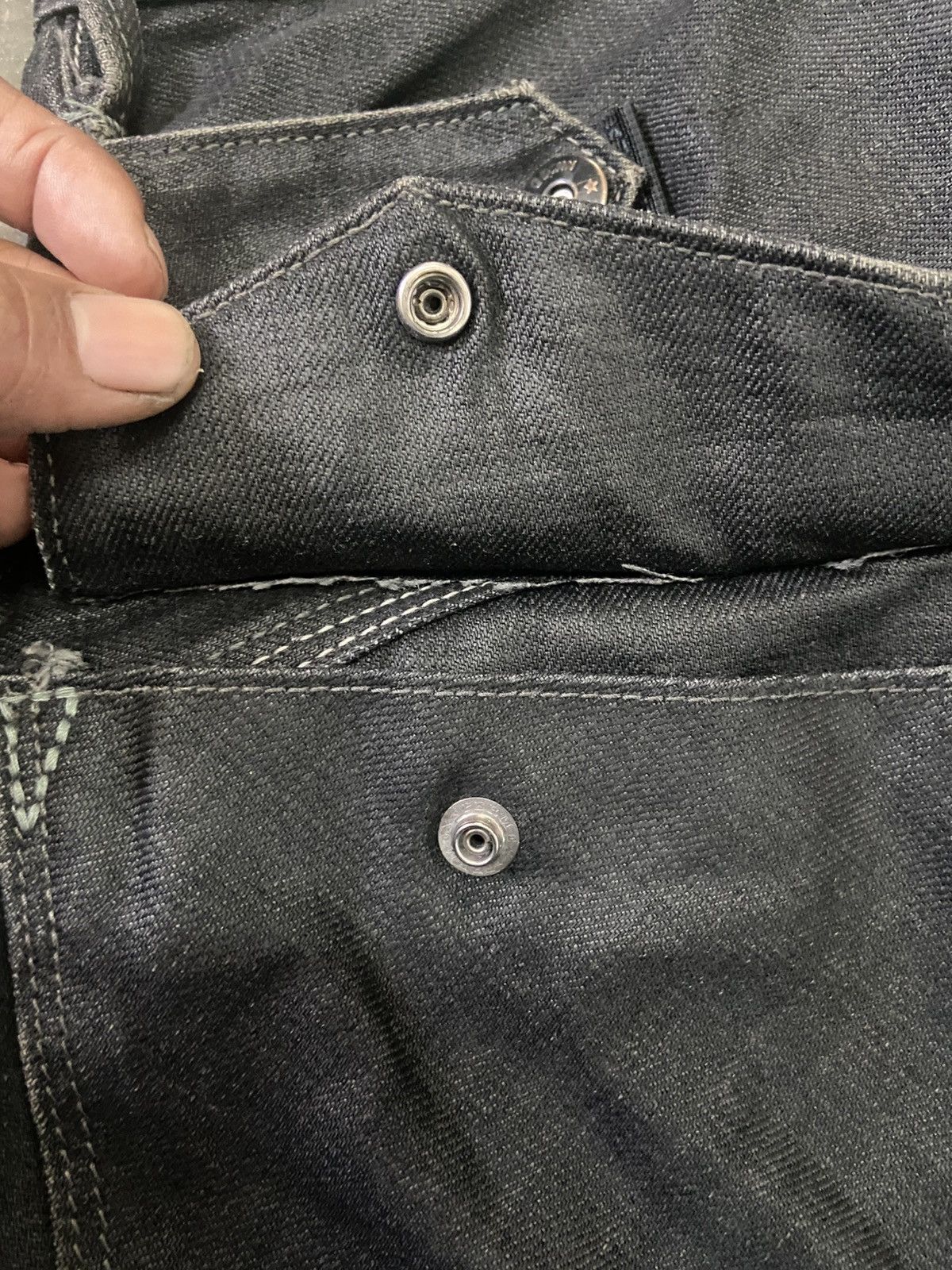 Edwin × Japanese Brand Edwin E-Function Type EF503 Banana Cut Denim Size US 34 / EU 50 - 18 Thumbnail
