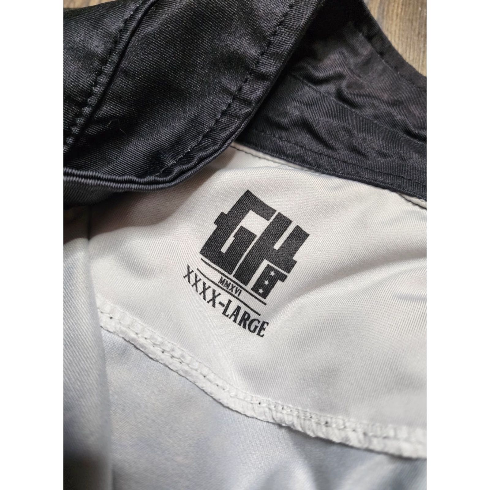 Vintage Greater Half Polo Shirt 4XL Golf Torched Flaming Ball Performance Stretch Black Mens Size US XXL / EU 58 / 5 - 6 Thumbnail