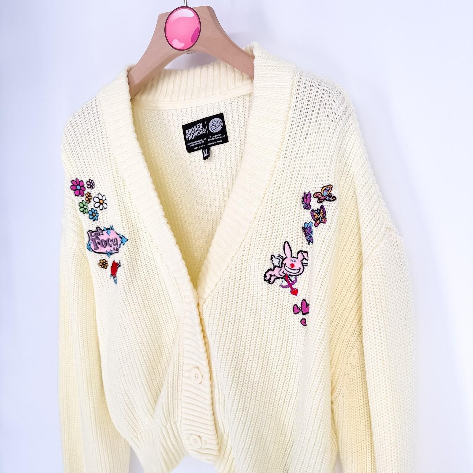 Other Jim Benton x Broken Promises Crop Streetwear Cardigan XL Size XL / US 12-14 / IT 48-50 - 3 Thumbnail