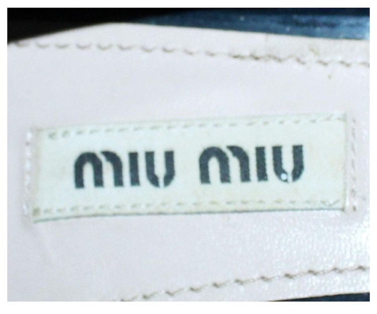 Miu Miu Miu Miu Patent Leather Block Heels Size US 6.5 / IT 36.5 - 7 Thumbnail