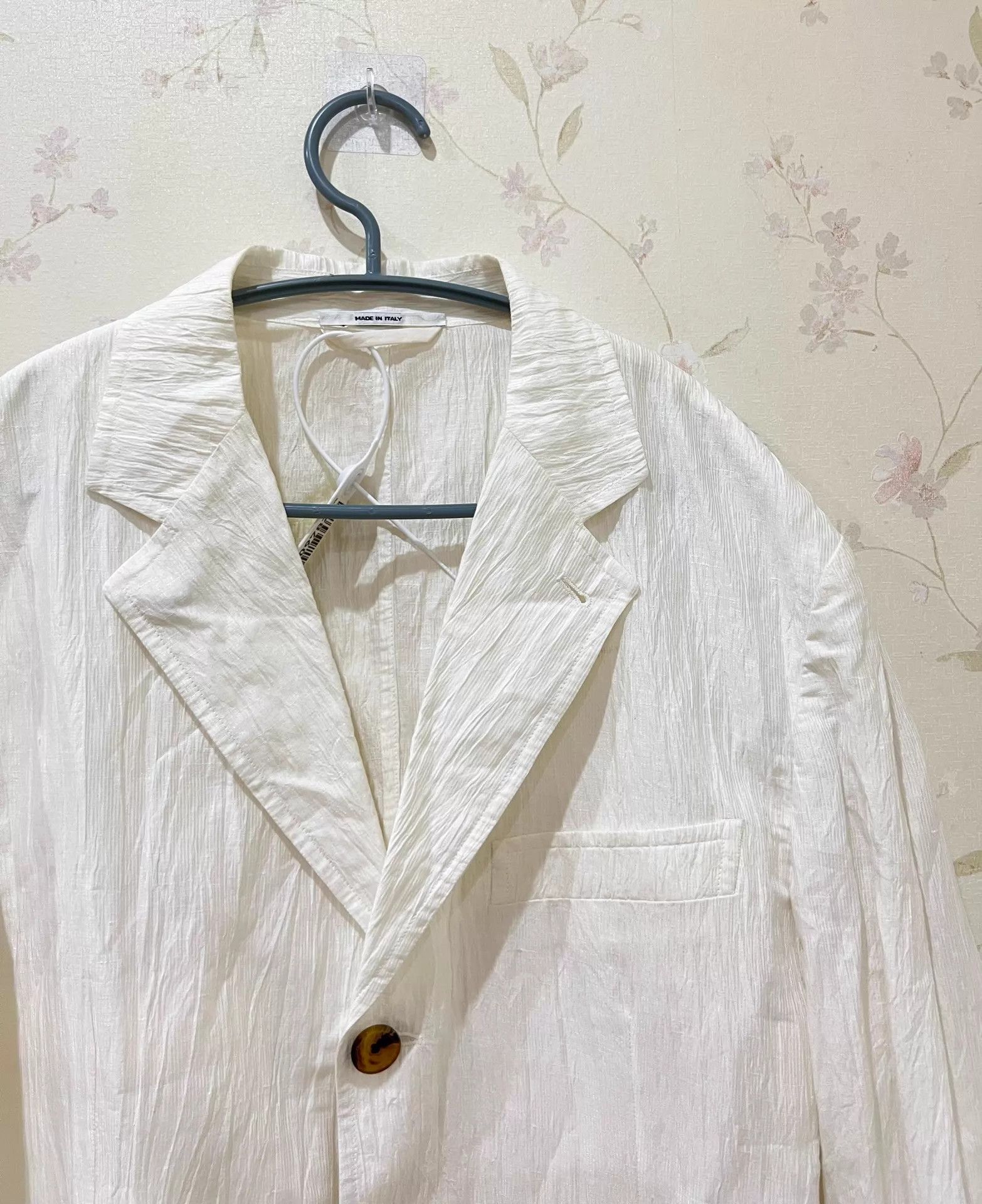 Hermes Hermes Cream Pleated Linen Blazer 48 99New Size US M / EU 48-50 / 2 - 3 Thumbnail