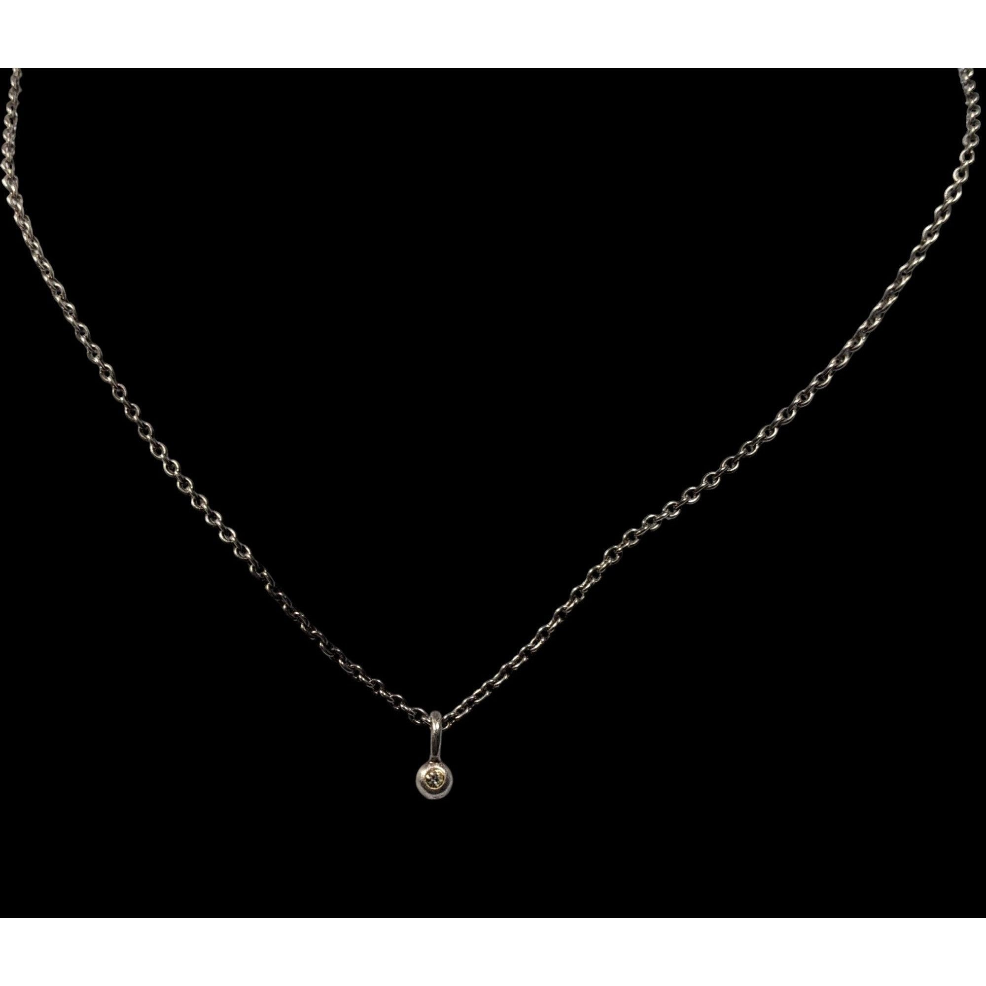 Other Roberta Chiarella Minimalist Silver Tone Rhinestone Pendant Size ONE SIZE - 4 Thumbnail