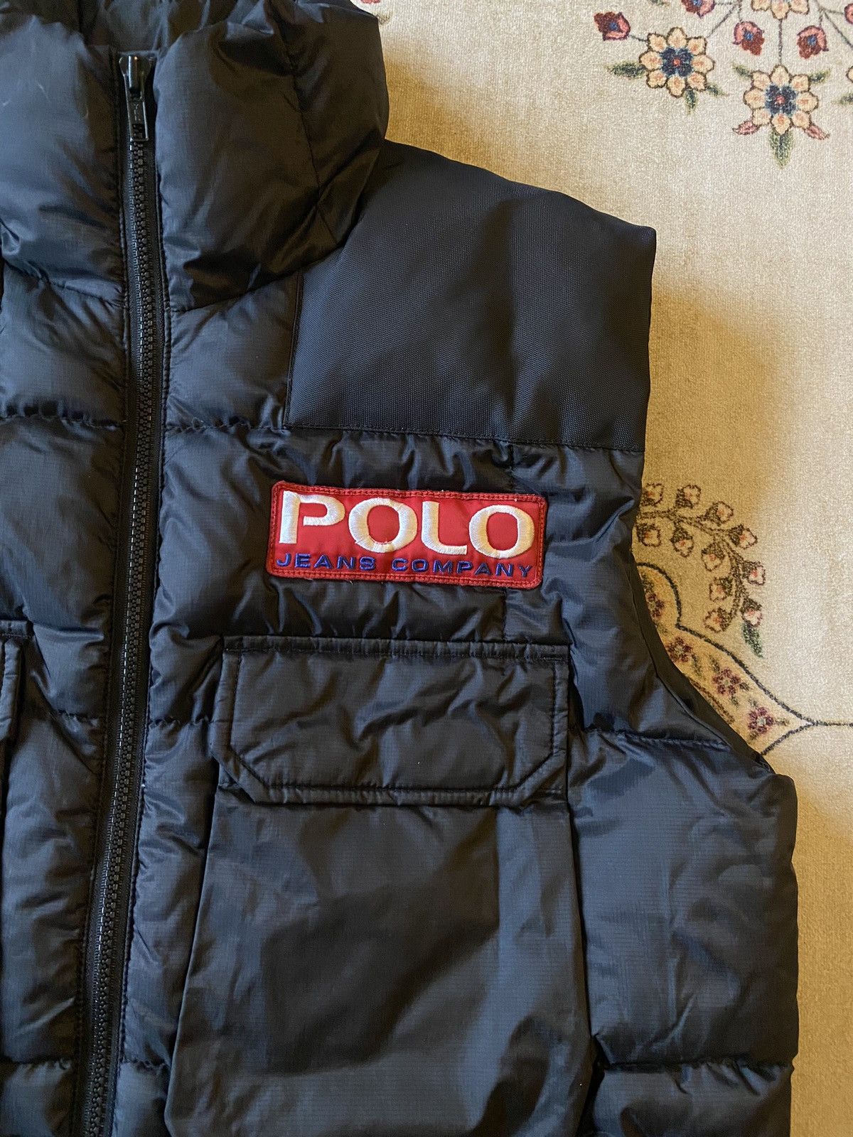Polo Ralph Lauren Vintage 90s Polo Jeans Co. Ralph Lauren Down Puffer Vest Size US M / EU 48-50 / 2 - 2 Thumbnail