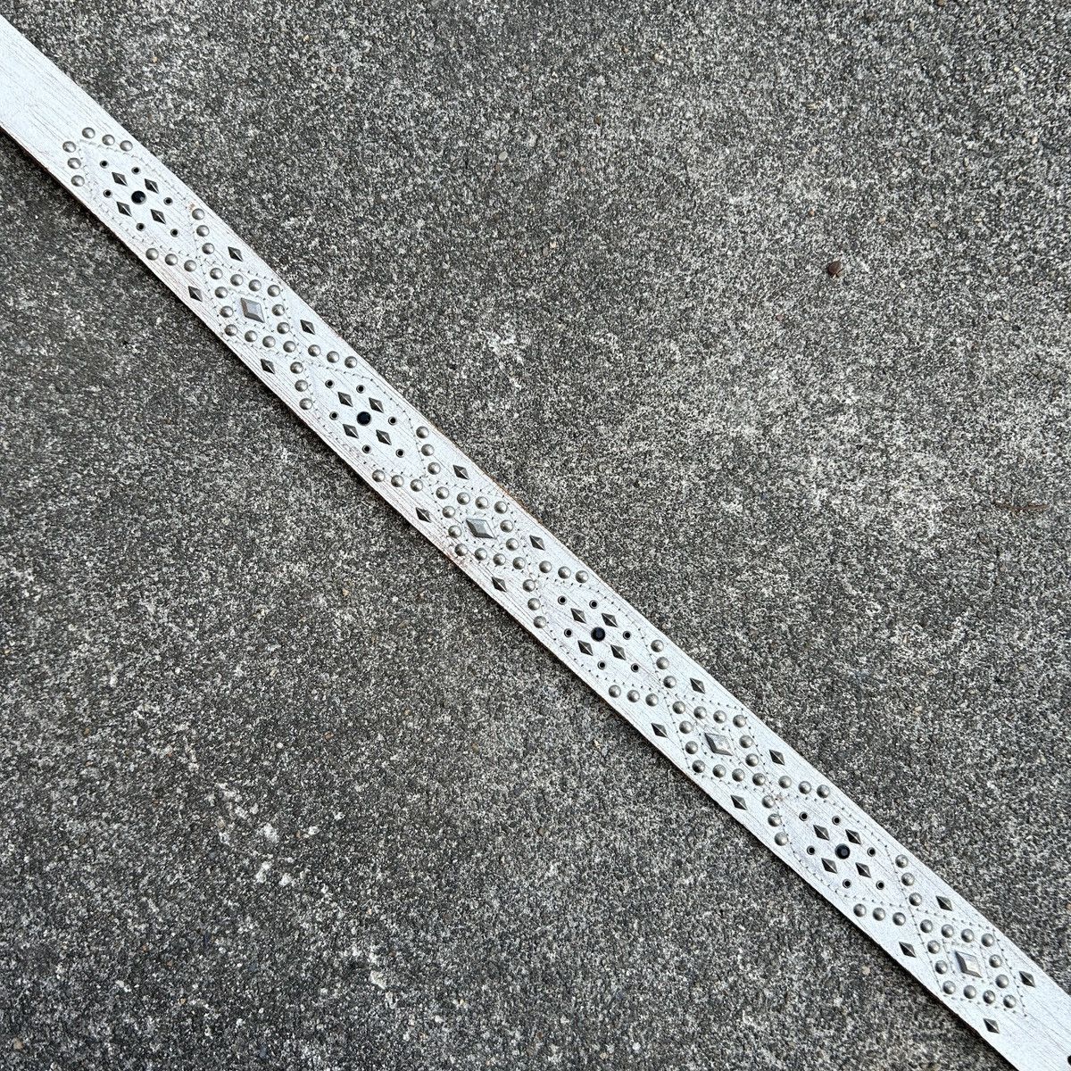 Vintage Vintage studded leather belt (Kapital Style) Size ONE SIZE - 11 Thumbnail
