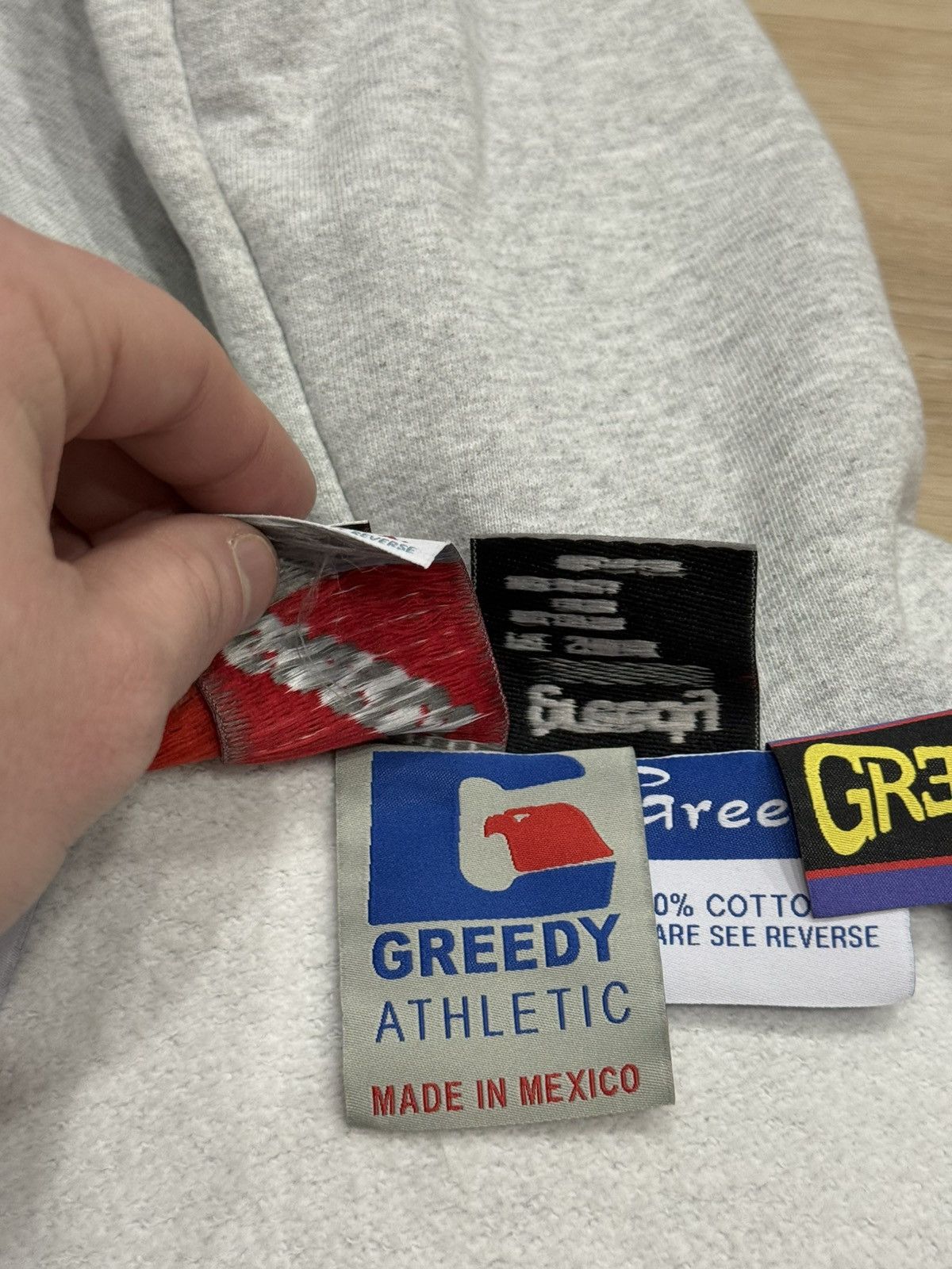 Greedy Unit × murd333r.fm Murd333r.fm Greedy Unit Inside Out Multi Tag Hoodie Size US XL / EU 56 / 4 - 16 Thumbnail
