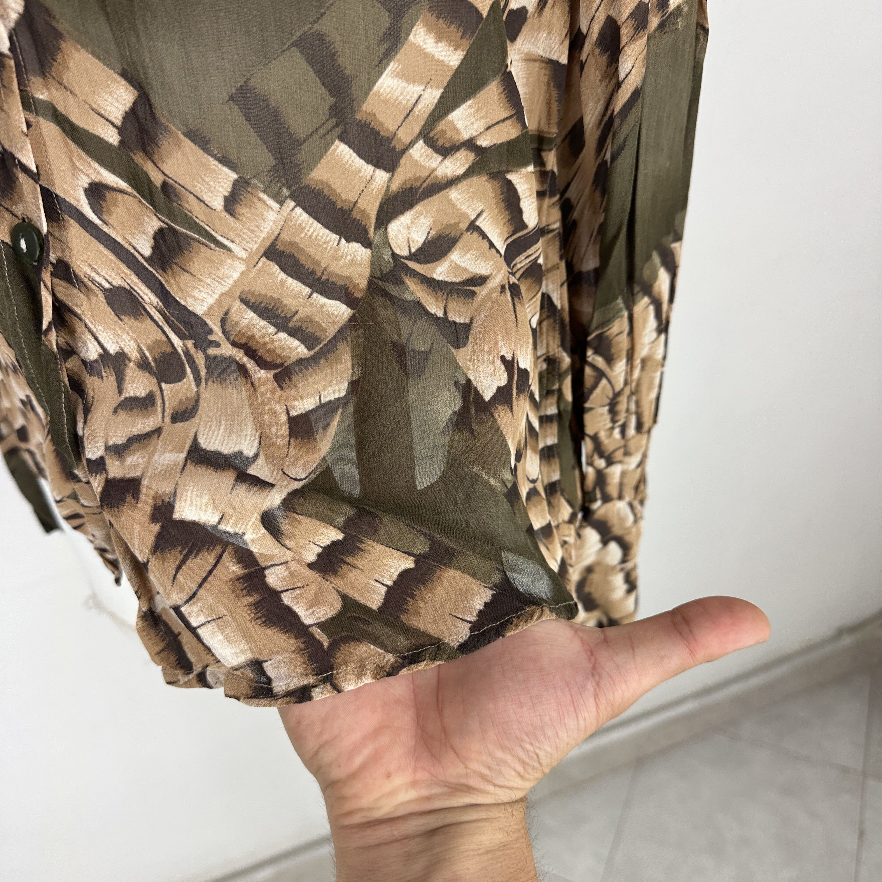 Roberto Cavalli Camicia Roberto Cavalli Seta – L Size L / US 10 / IT 46 - 5 Thumbnail