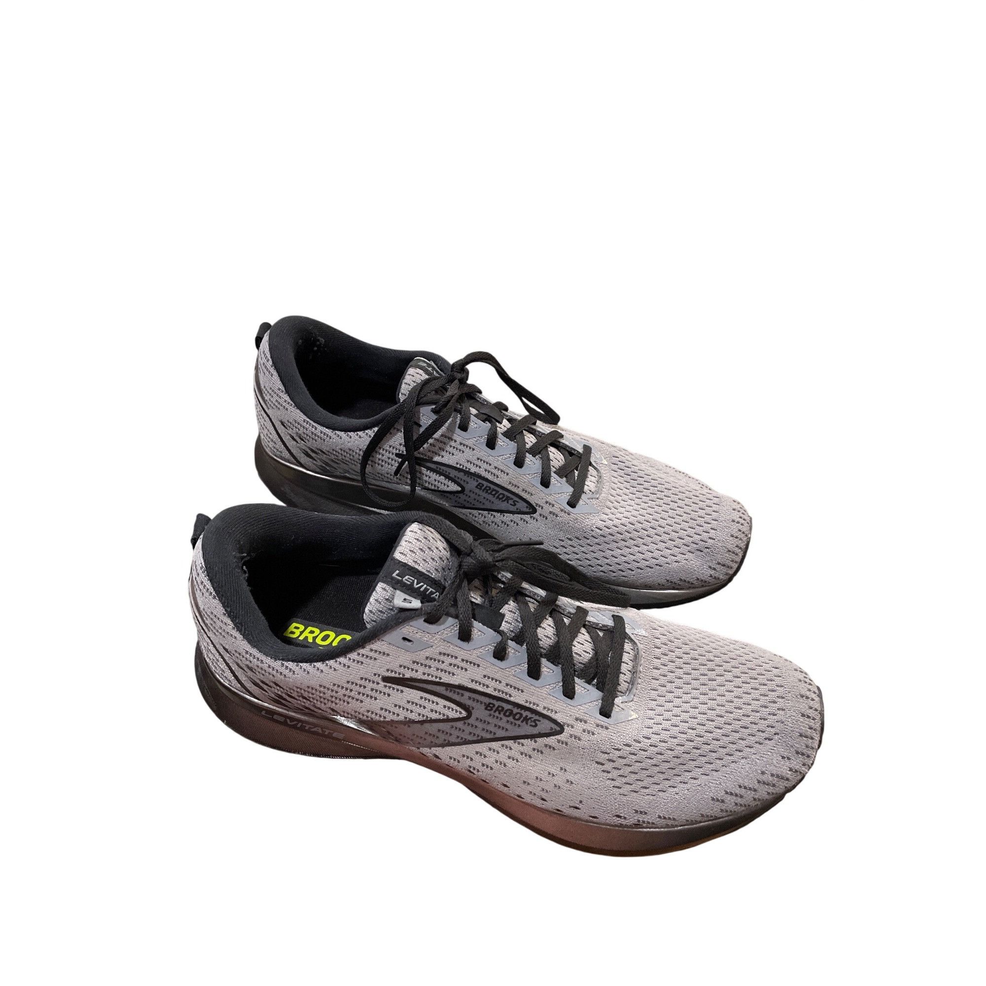 Brooks Brooks Levitate 5 mens gray black walking running sneakes sz Size US 13 / EU 46 - 3 Thumbnail