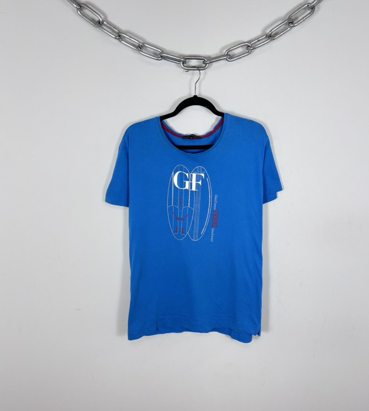 Gianfranco Ferre Gianfranco Ferre Beachwear Men’s Graphic Print Luxury Tee Size US L / EU 52-54 / 3 - 1 Thumbnail
