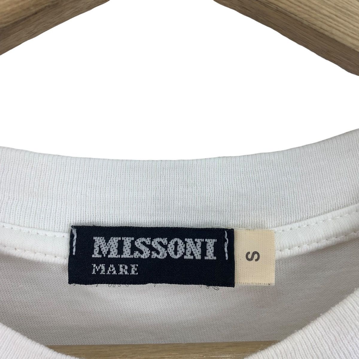 Missoni × Vintage Vintage MISSONI SPORT multicolour spellout printed tee Size US S / EU 44-46 / 1 - 3 Thumbnail