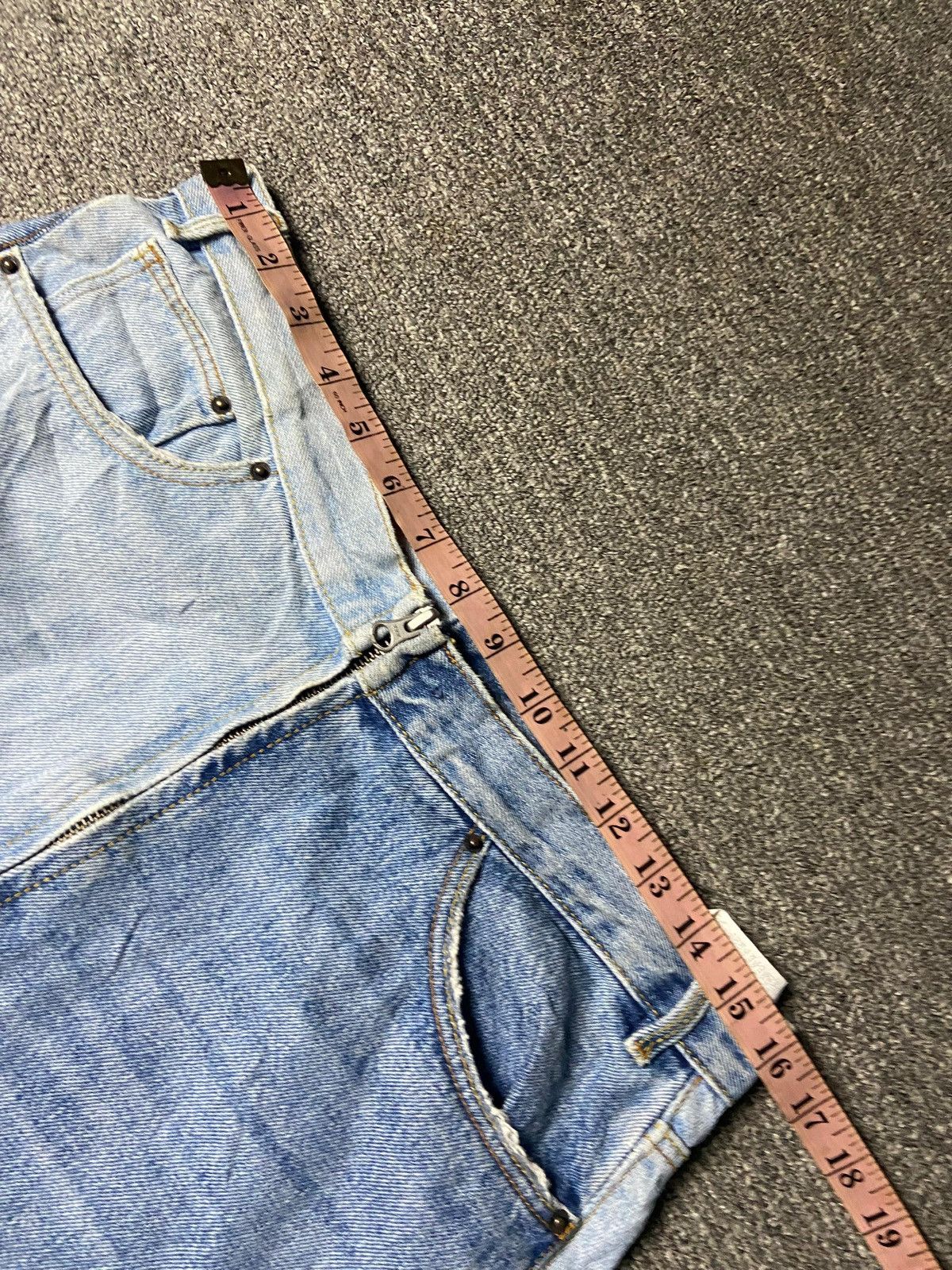 Zara Zara TRF IX’D Makers Two Tone Jeans Skirts (165) Size 32" / US 10 / IT 46 - 13 Thumbnail
