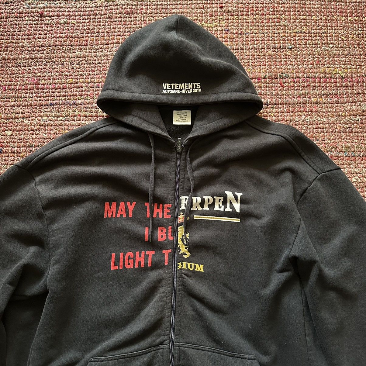 Antwerpen Split Hoodie Vetements May The Bridges I Burn Hoodie May