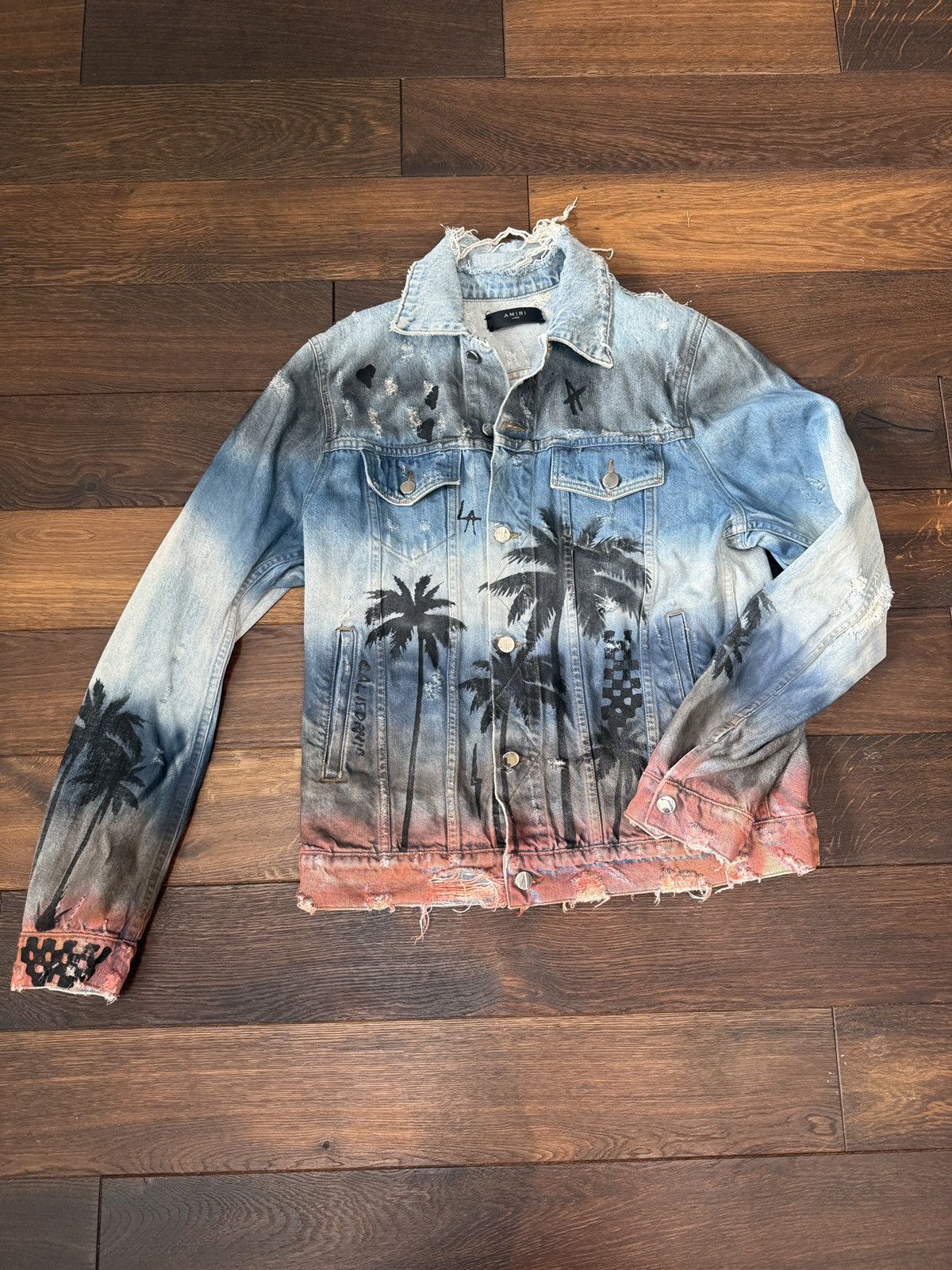 Amiri Amiri Coconut Tree Denim jacket Size US L / EU 52-54 / 3 - 2 Thumbnail